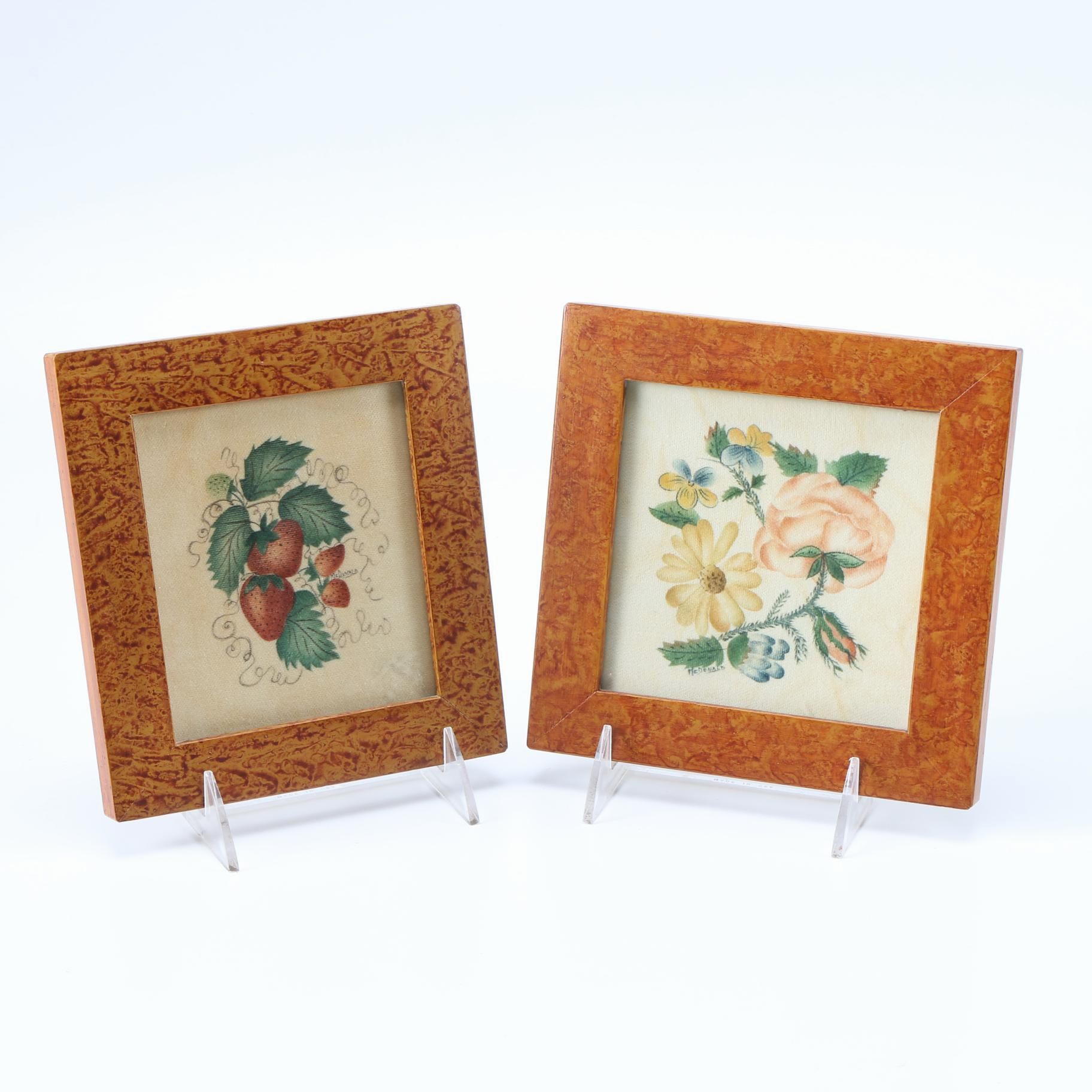 Original Rosemarie McDonald Theorem Paintings on Velvet