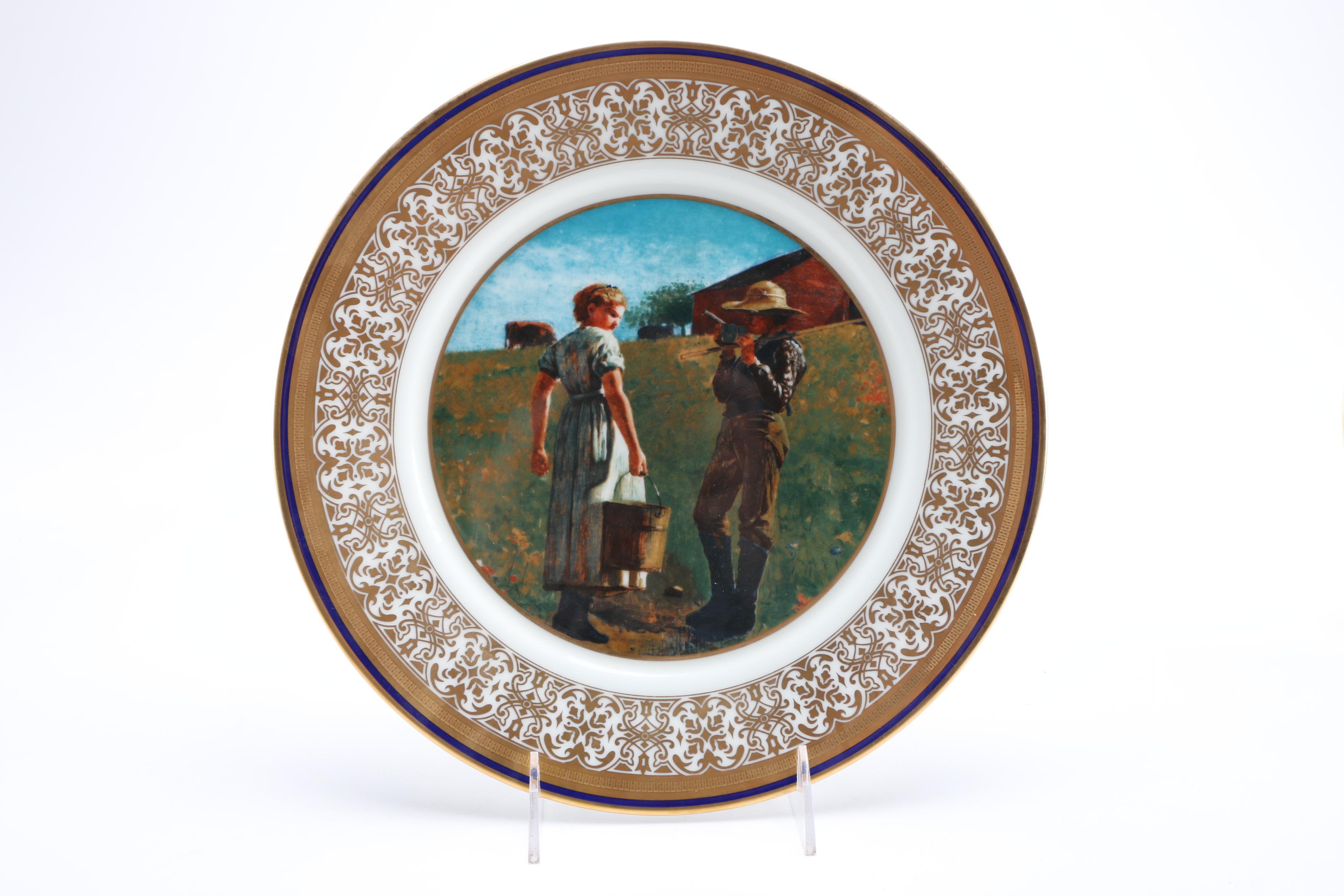 U.S. Bicentennial Society "Winslow Homer" Collector Plates