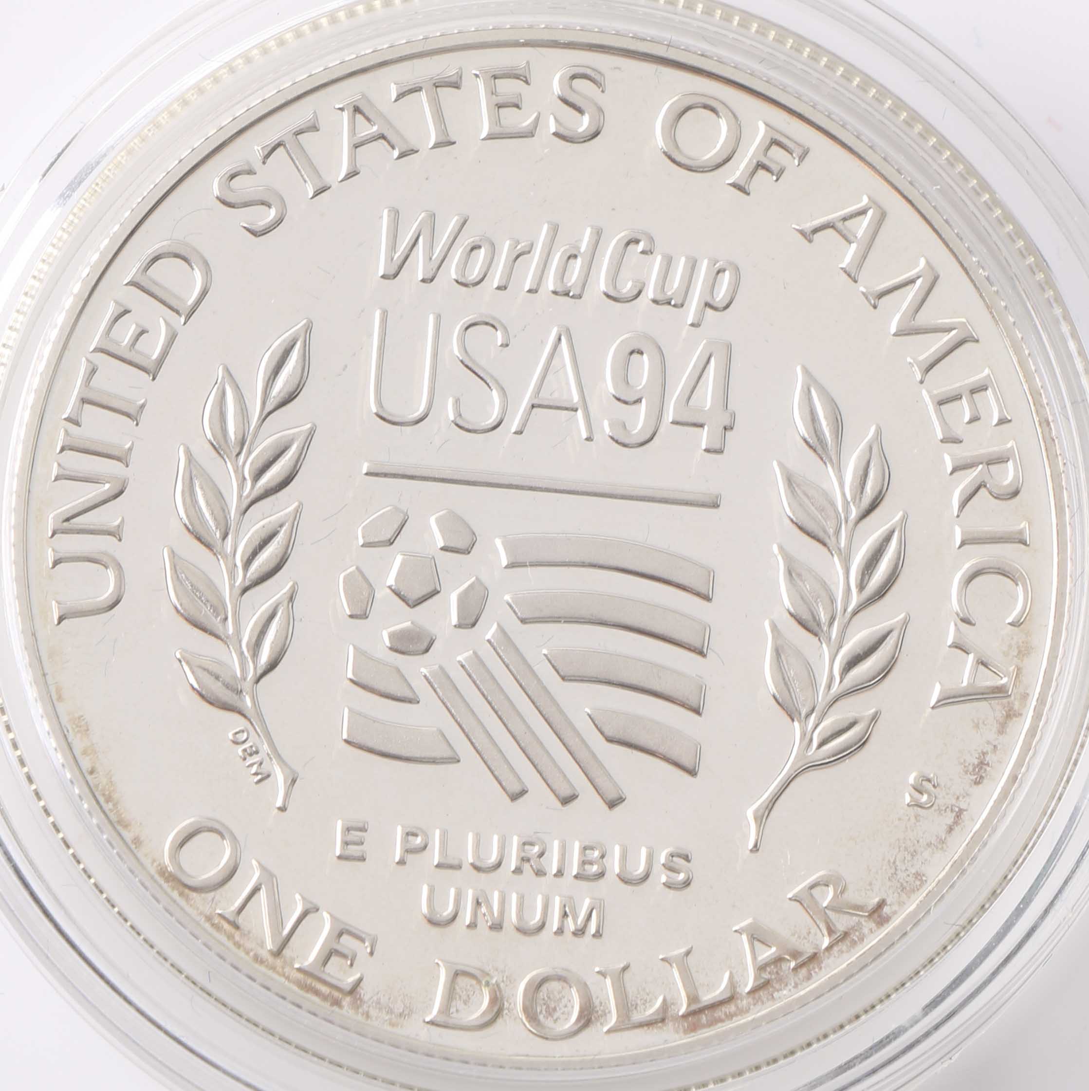 1994 World Cup Commemorative Proof Silver Dollar and Proof Half Dollar
