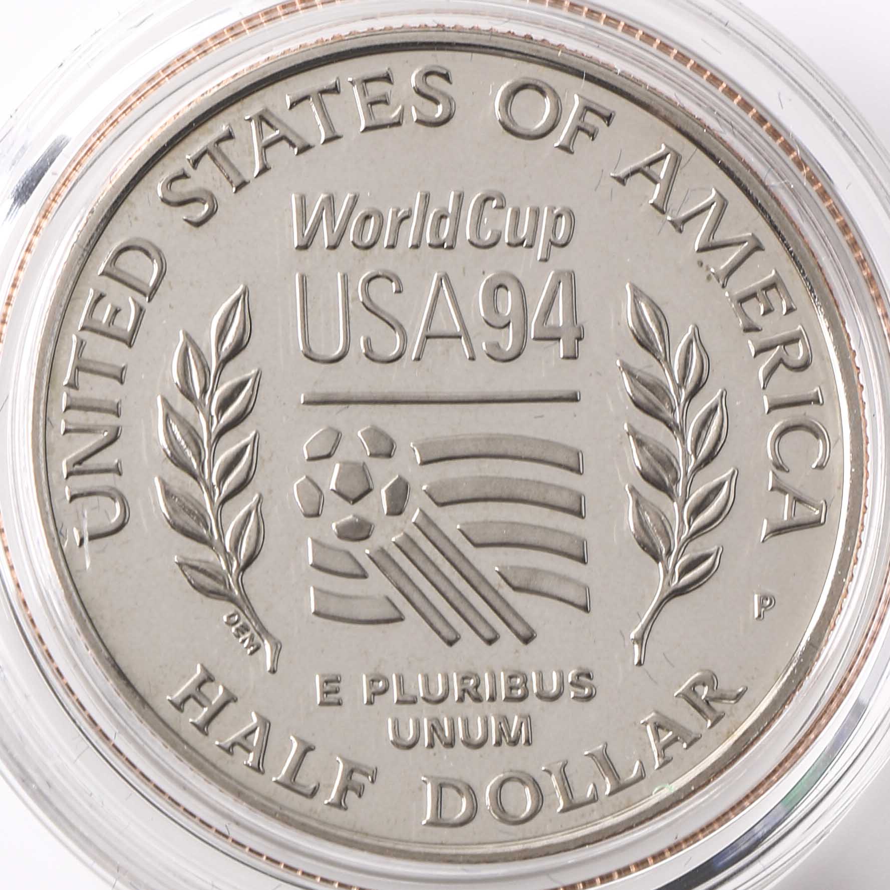 1994 World Cup Commemorative Proof Silver Dollar and Proof Half Dollar
