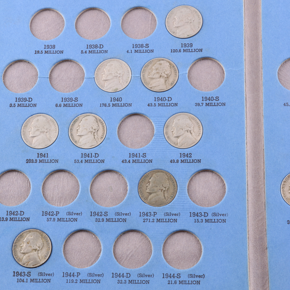 Whitman Binder of Jefferson Nickels