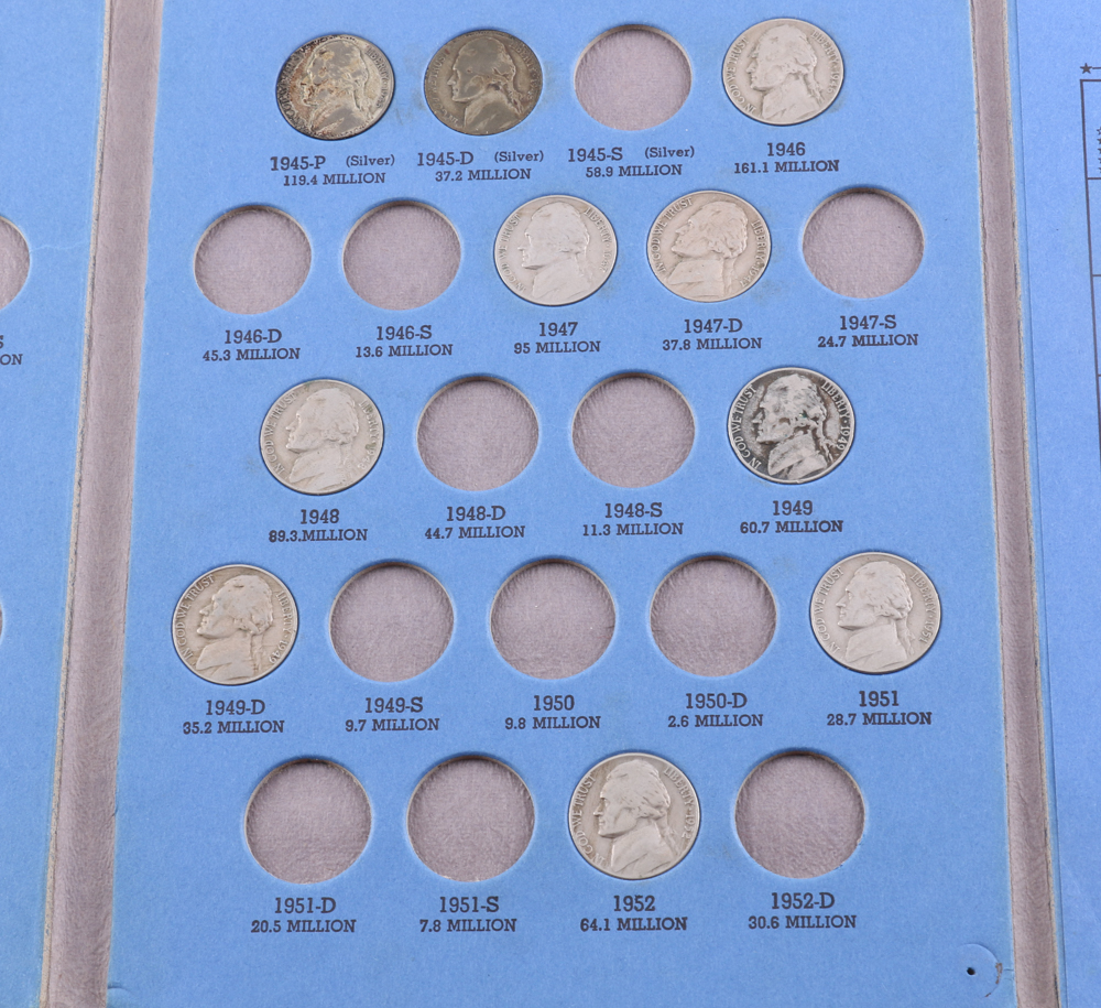 Whitman Binder of Jefferson Nickels