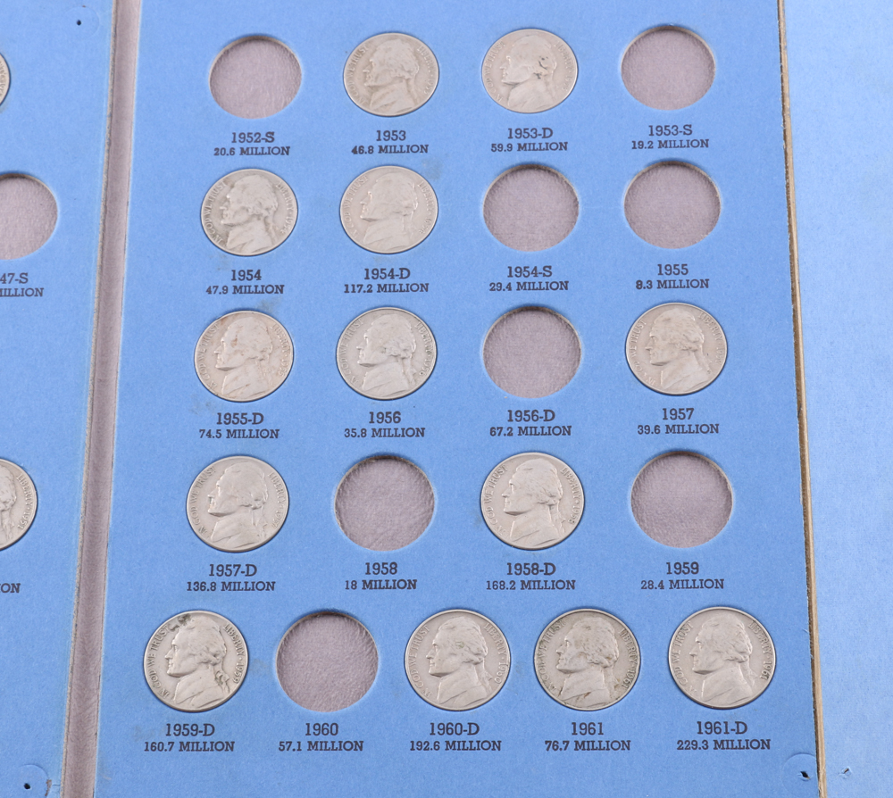 Whitman Binder of Jefferson Nickels