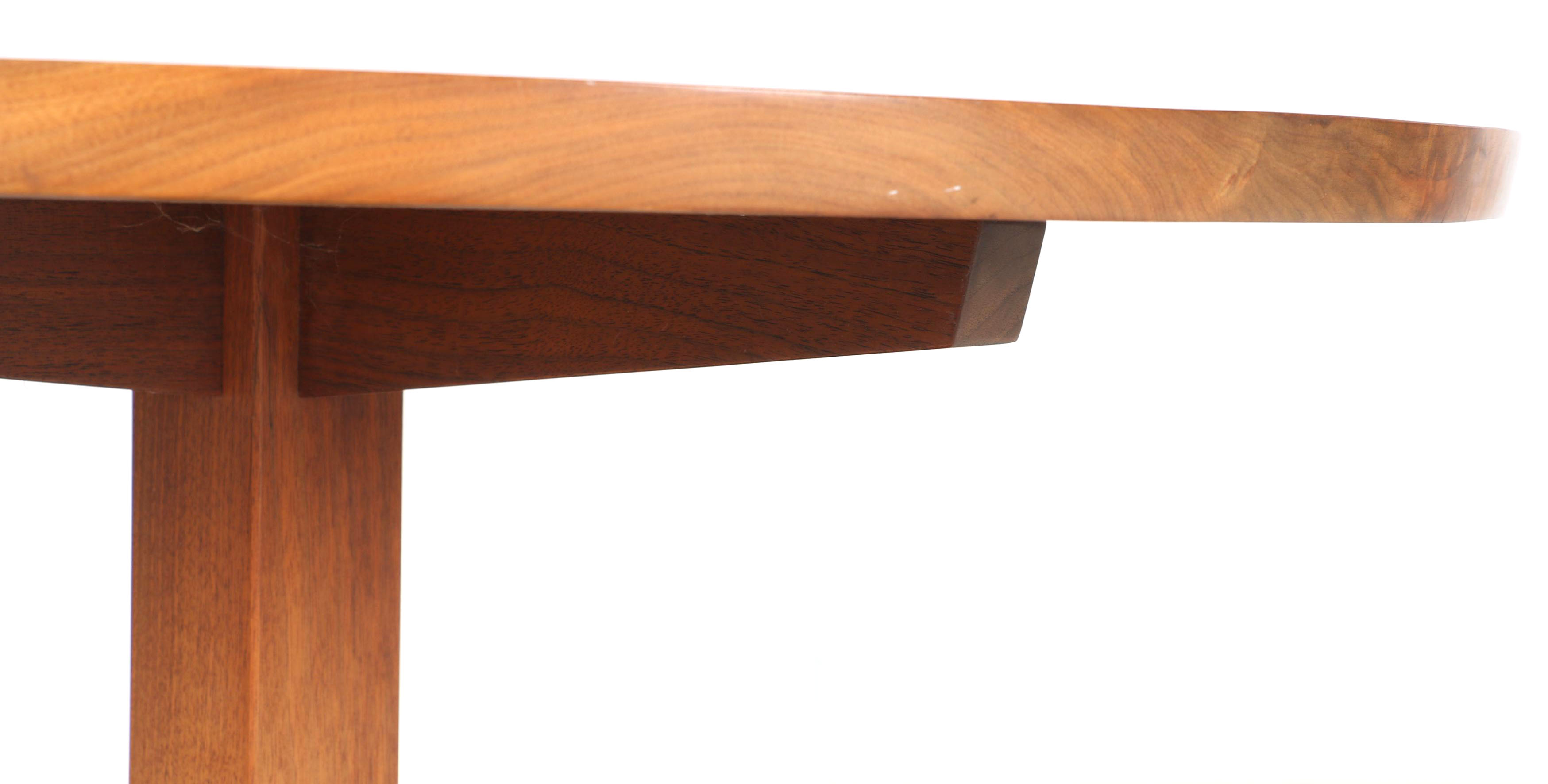Vintage George Nakashima Round Pedestal Table With Provenance