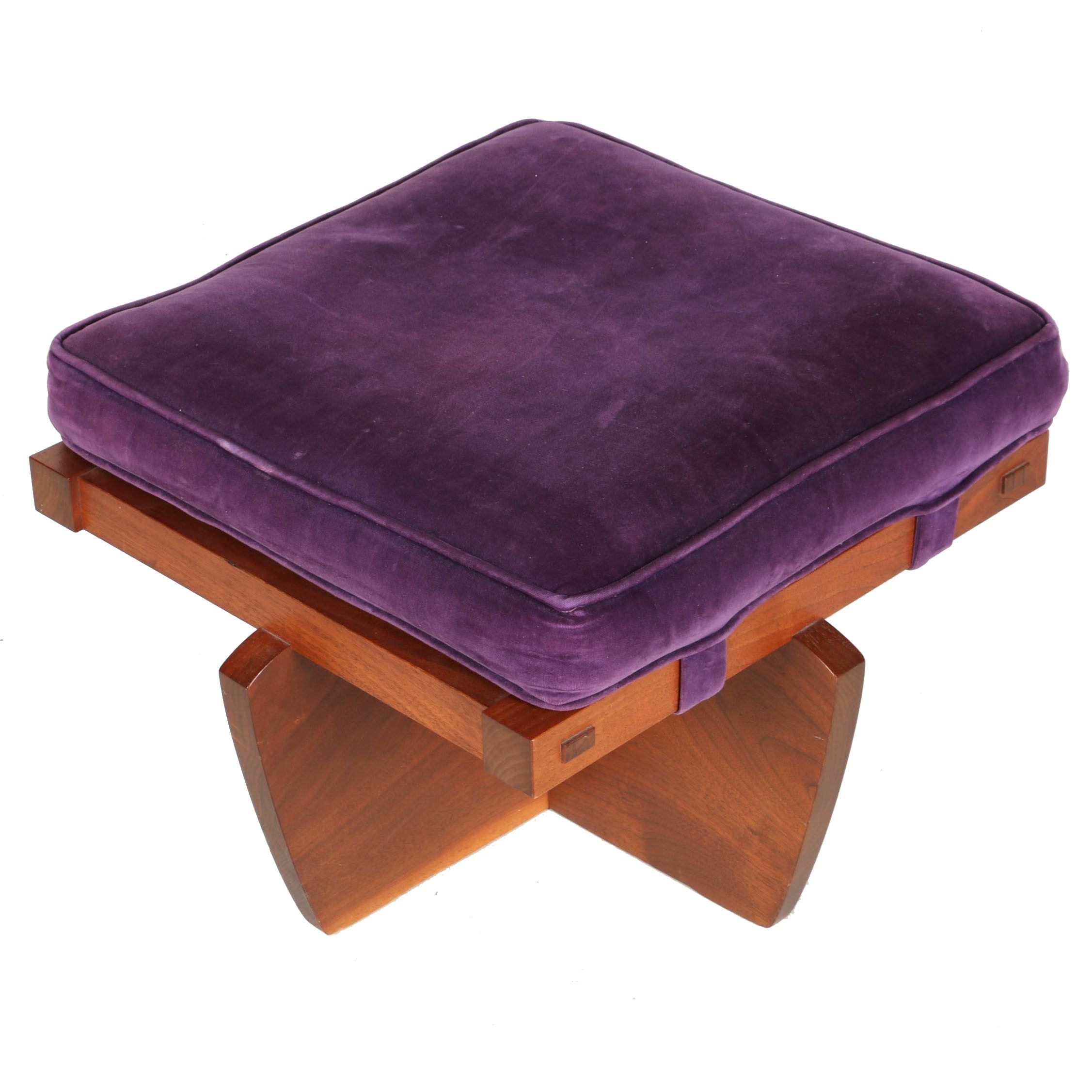 Vintage George Nakashima Ottoman With Provenance