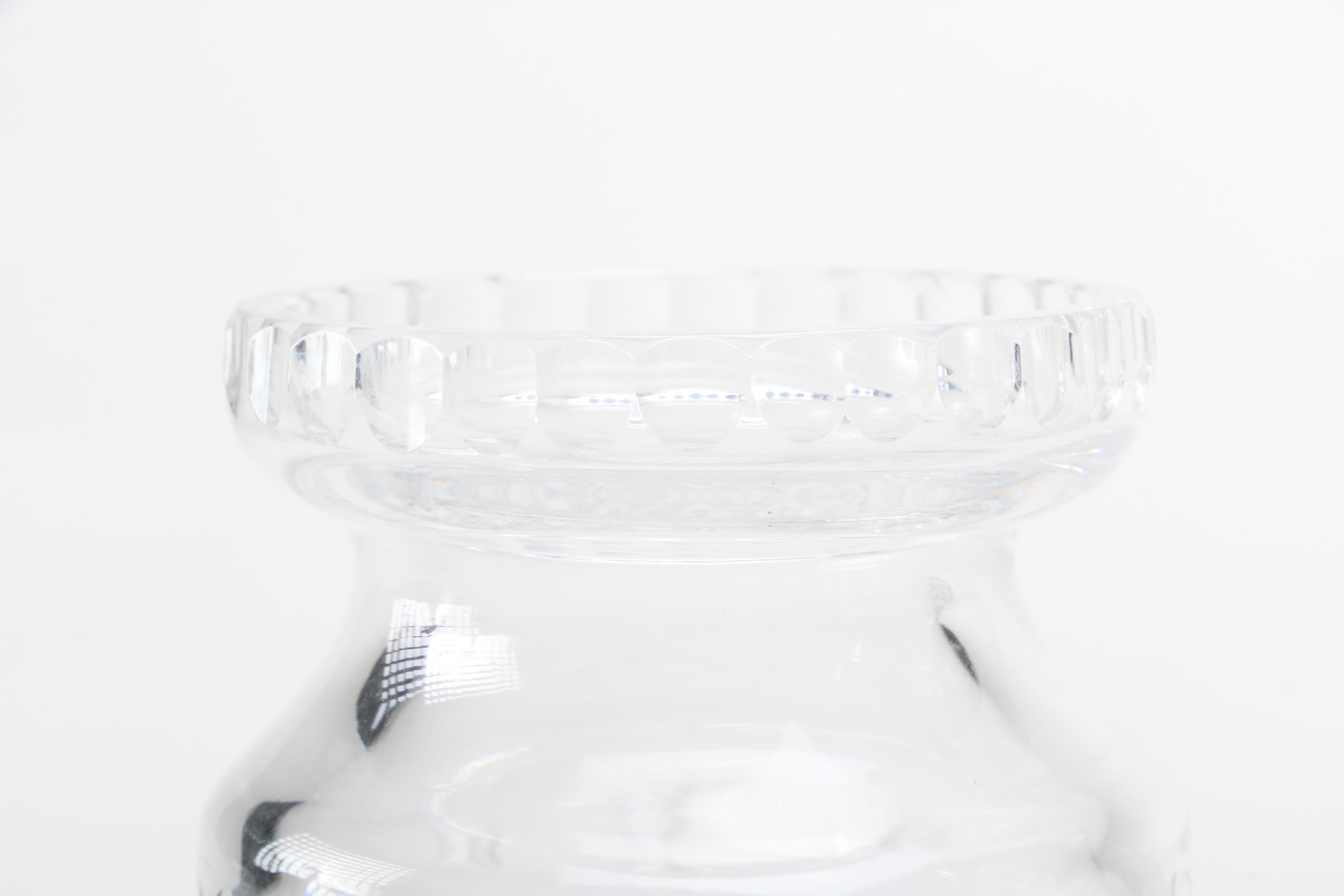 Waterford Crystal Decanter and Lidded Jar