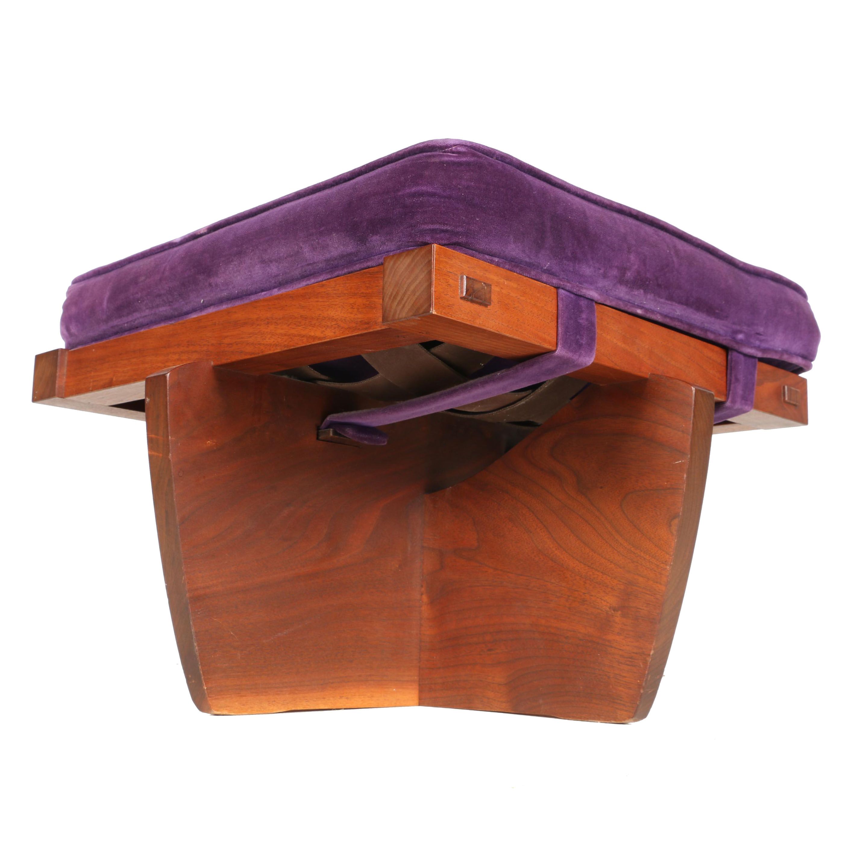 Vintage George Nakashima Ottoman With Provenance