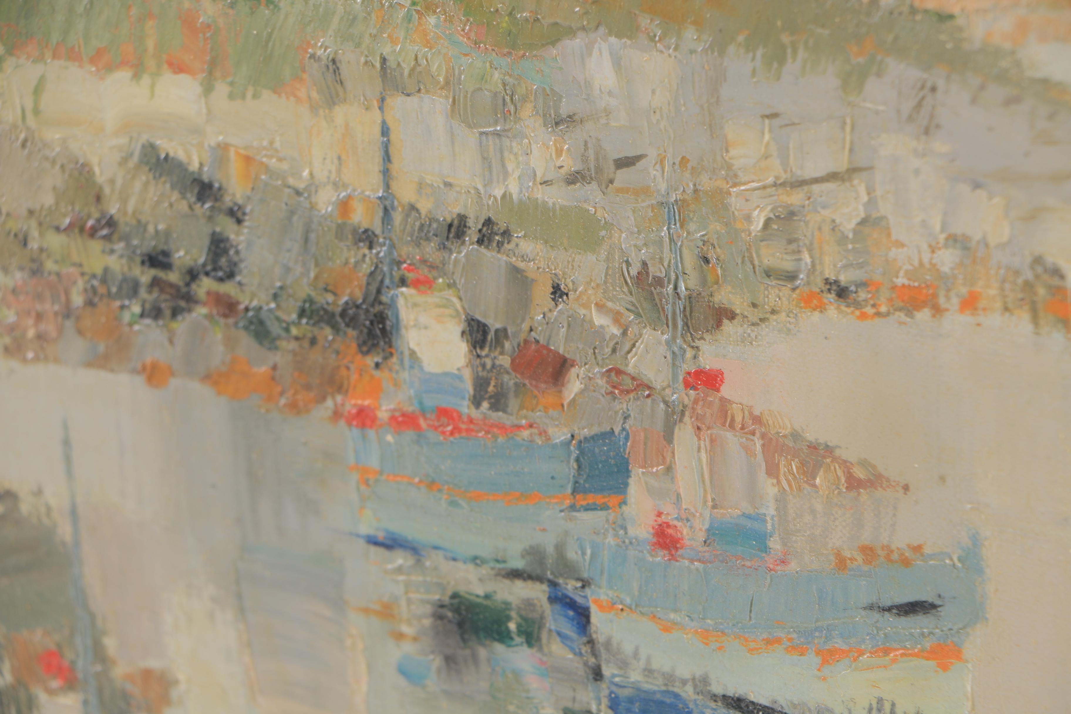 Louis Rosan Oil Painting on Canvas "Dovelan en Bretagne"