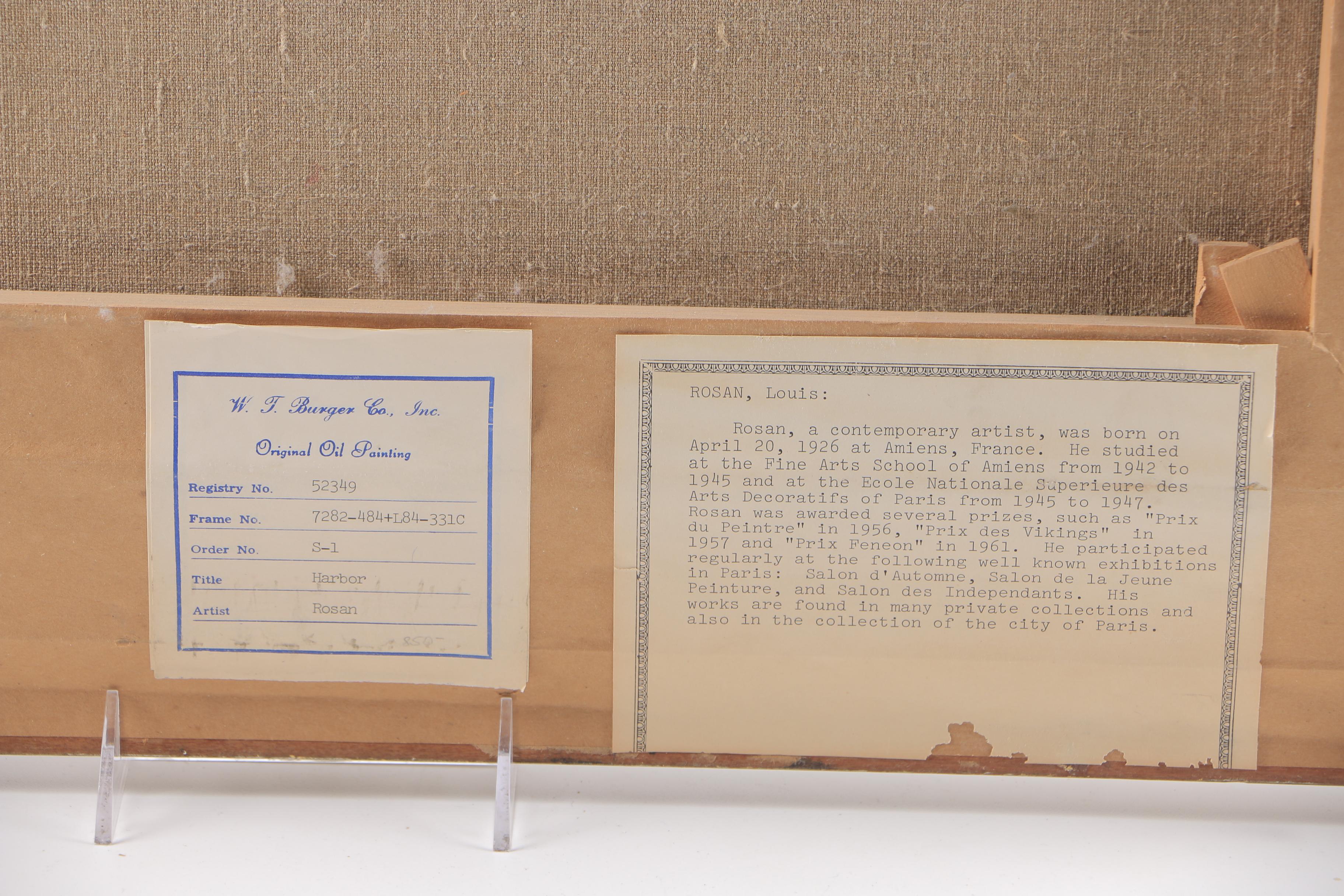 Louis Rosan Oil Painting on Canvas "Dovelan en Bretagne"