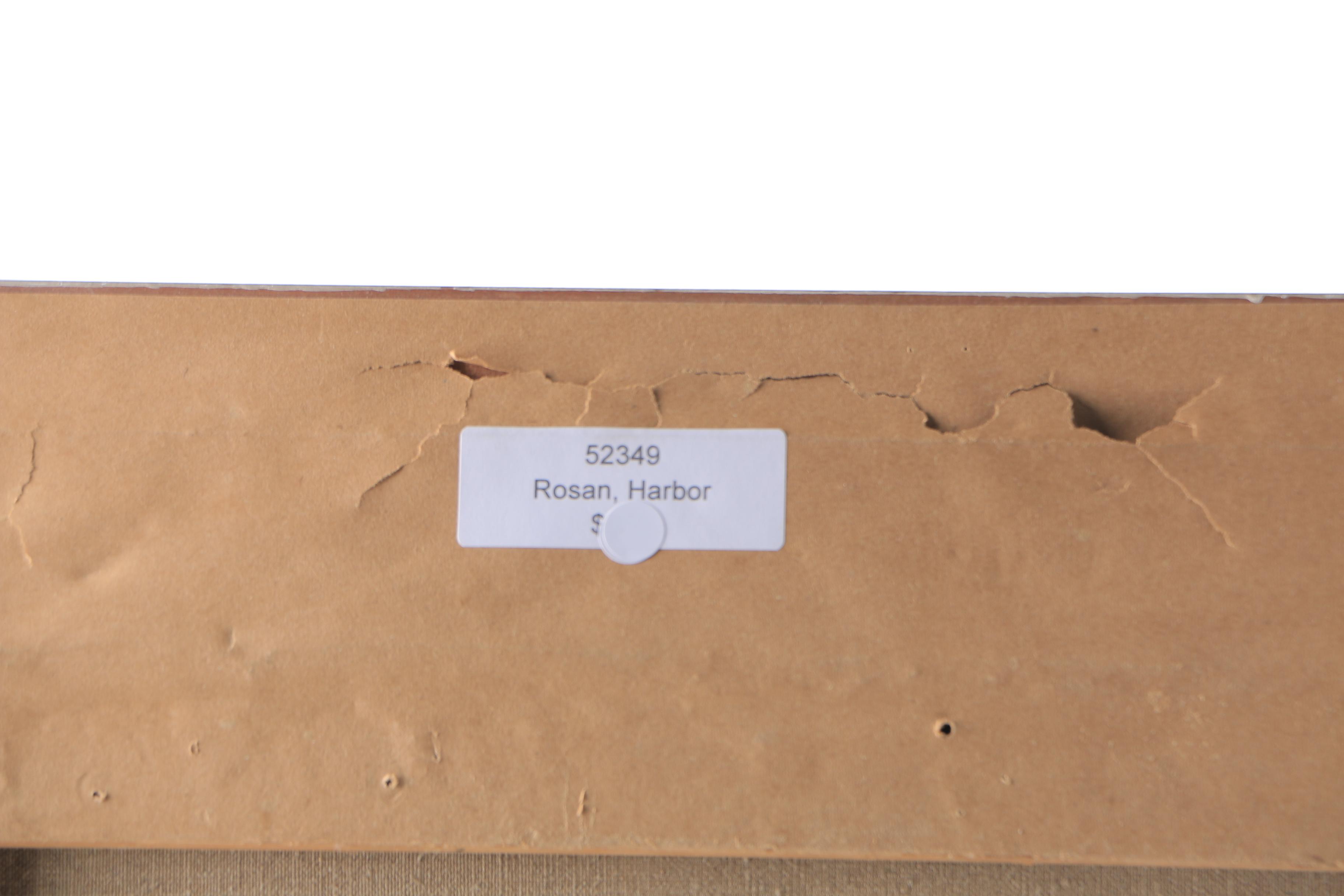 Louis Rosan Oil Painting on Canvas "Dovelan en Bretagne"