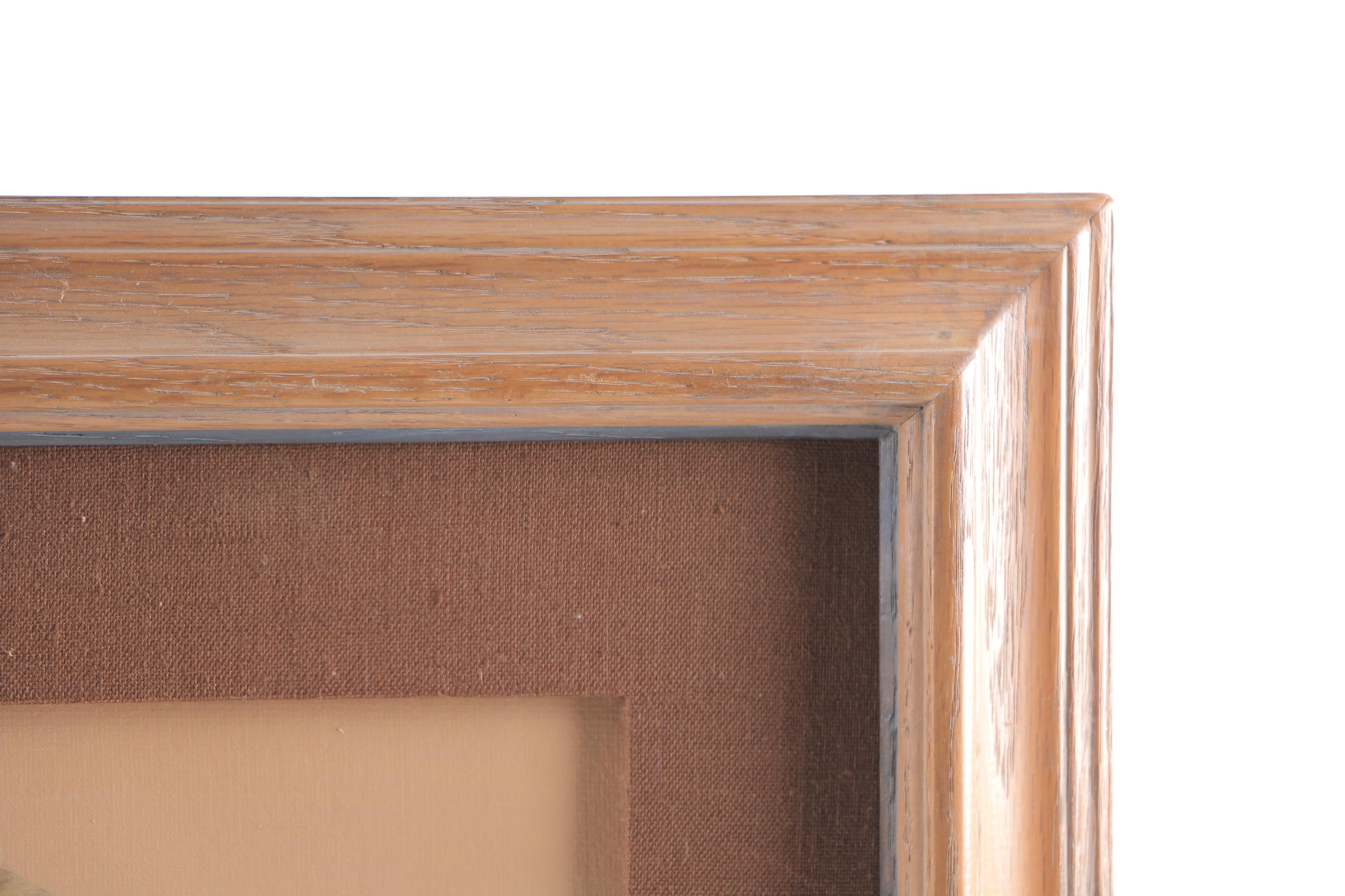 Harley Crossley Oil Painting on Board of Shop Front