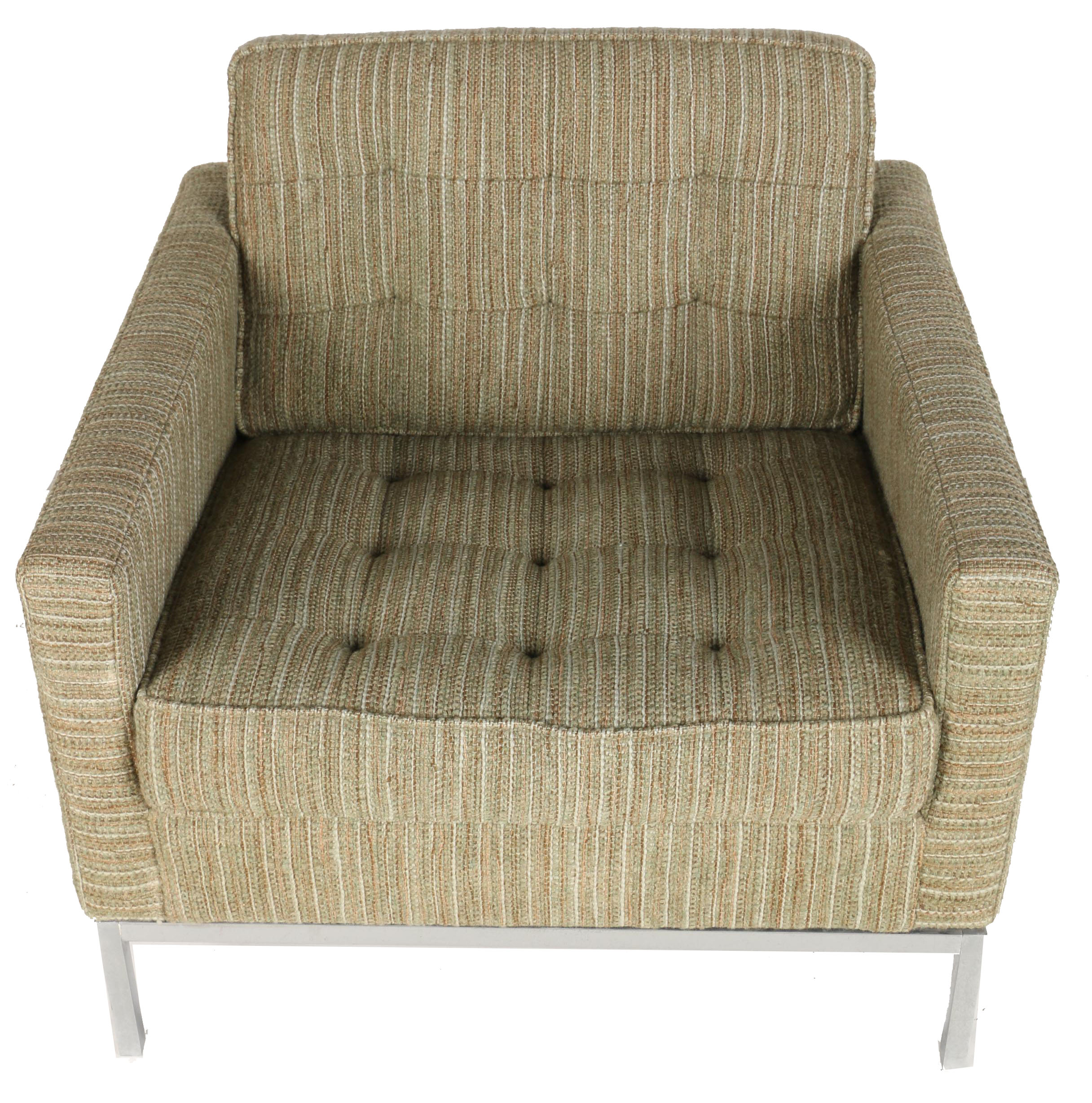 Vintage Modernist "1205" Lounge Chair by Florence Knoll for Knoll International With Provenance