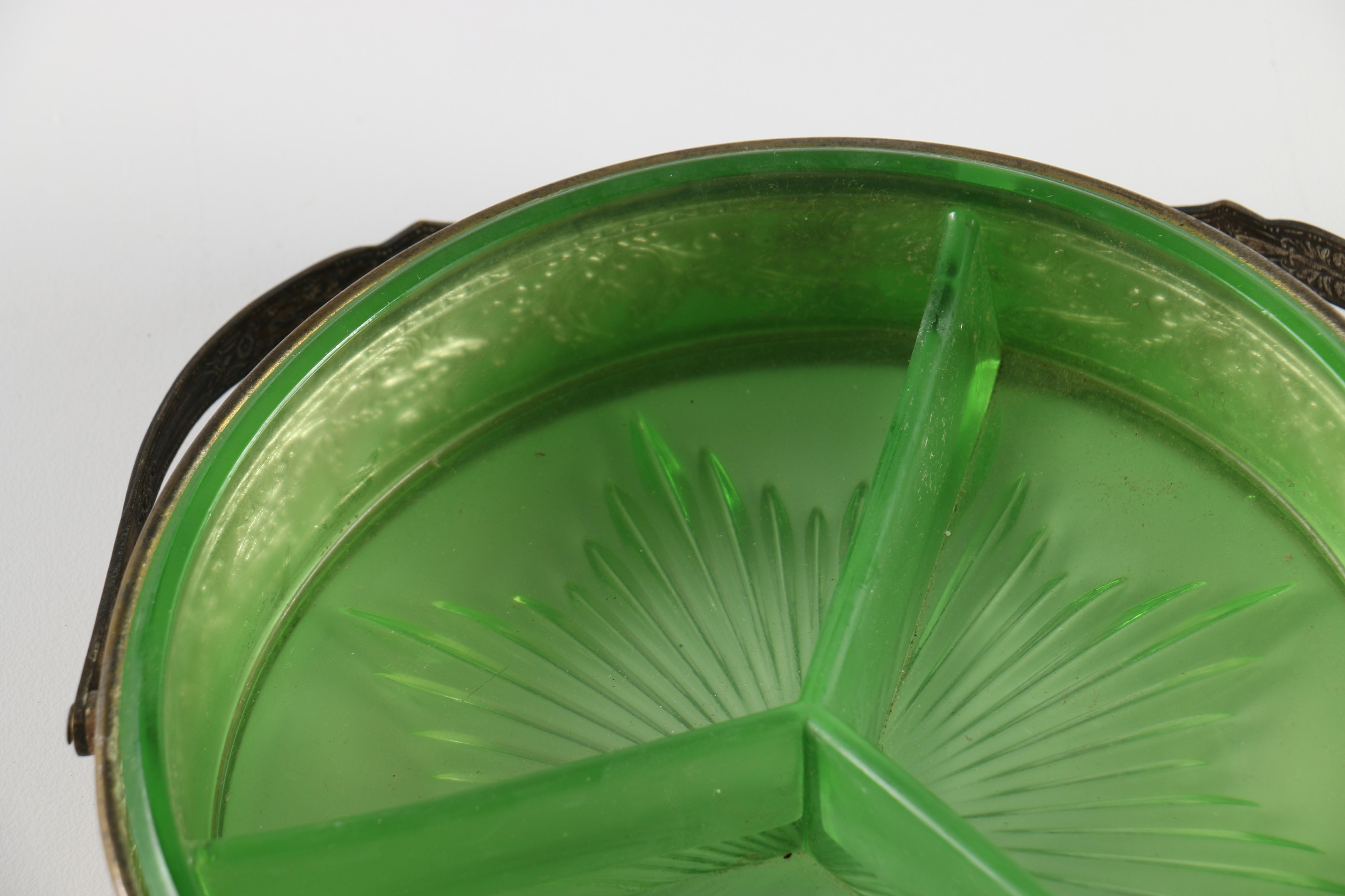 Green Glass Decor and Housewares