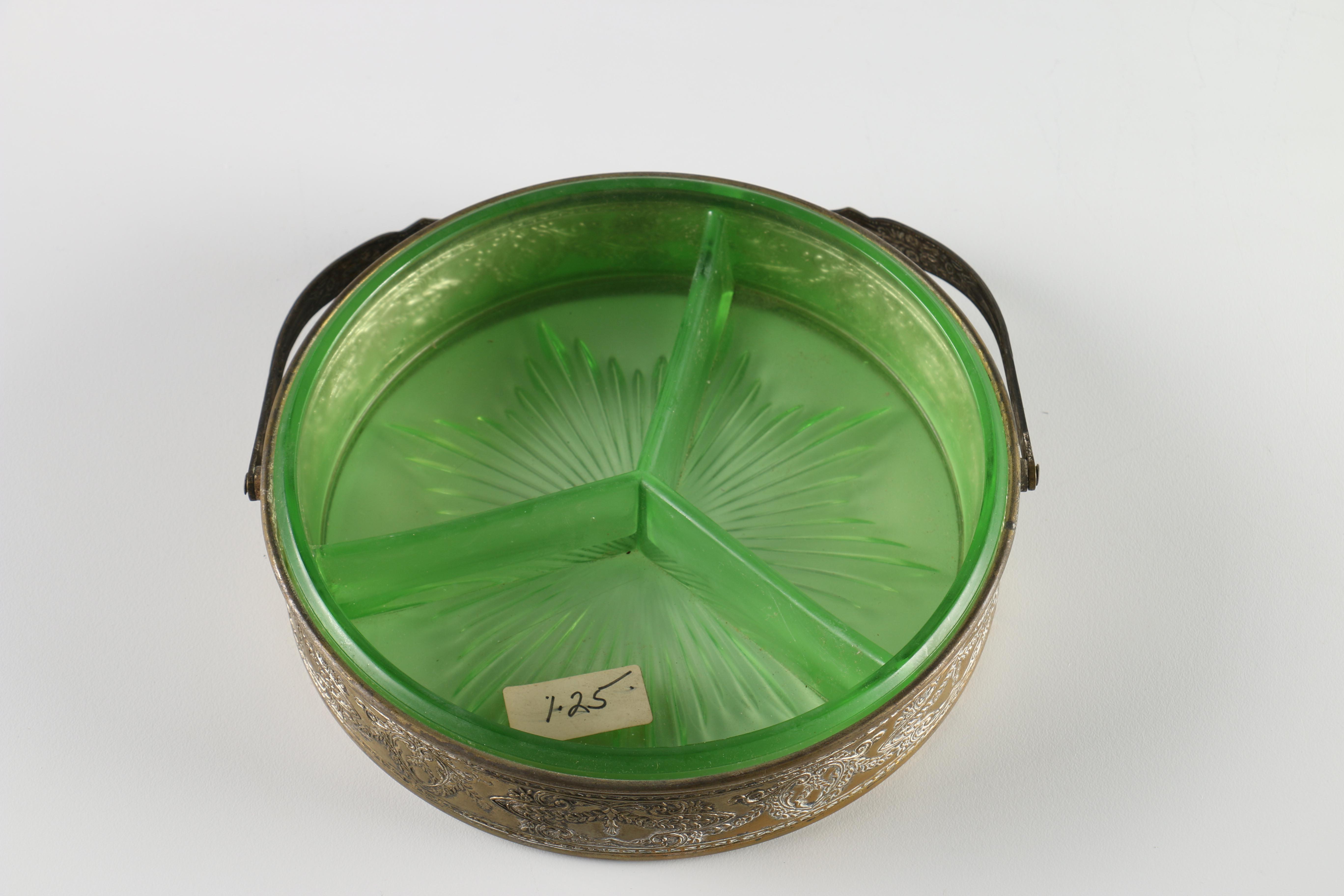 Green Glass Decor and Housewares