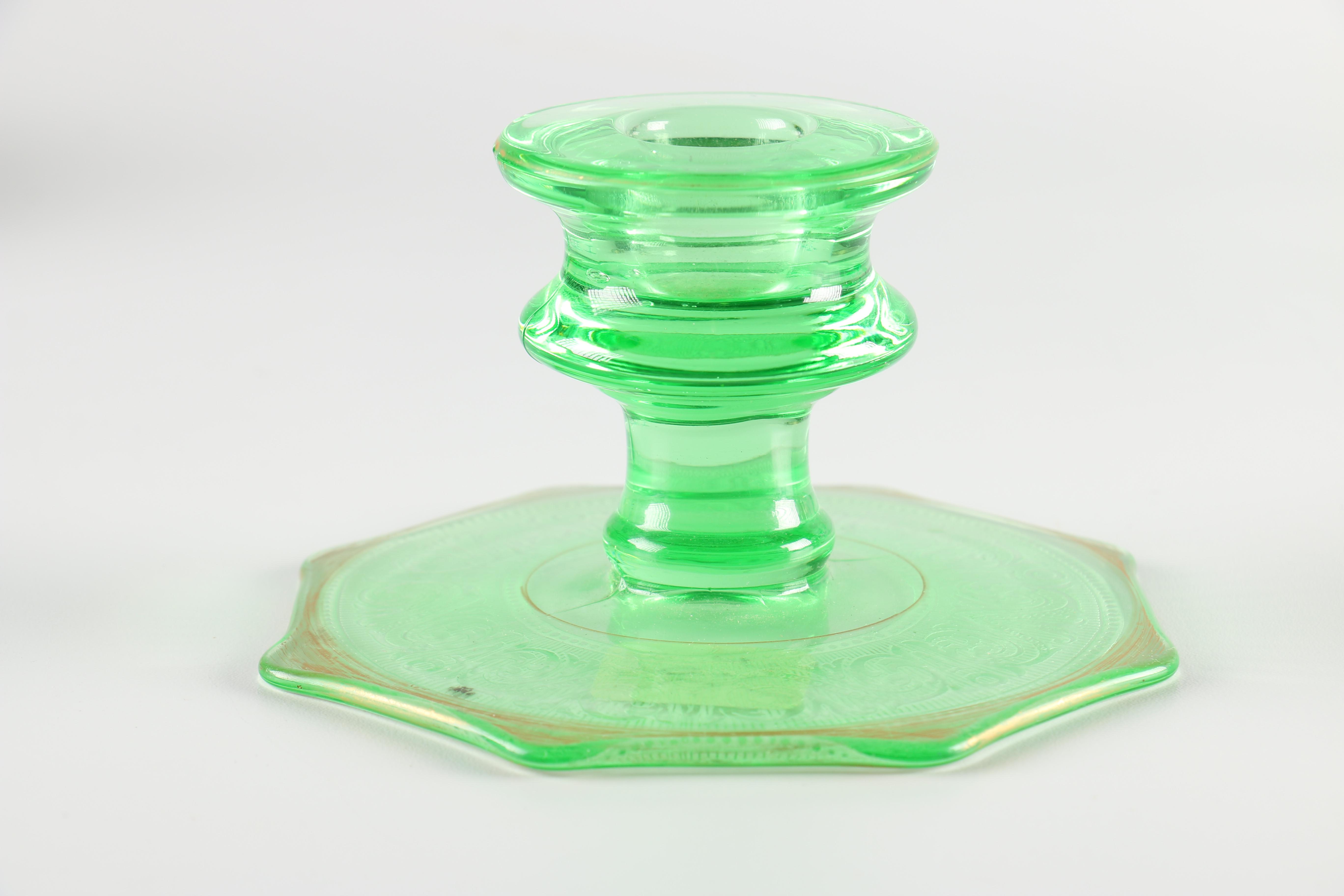 Green Glass Decor and Housewares