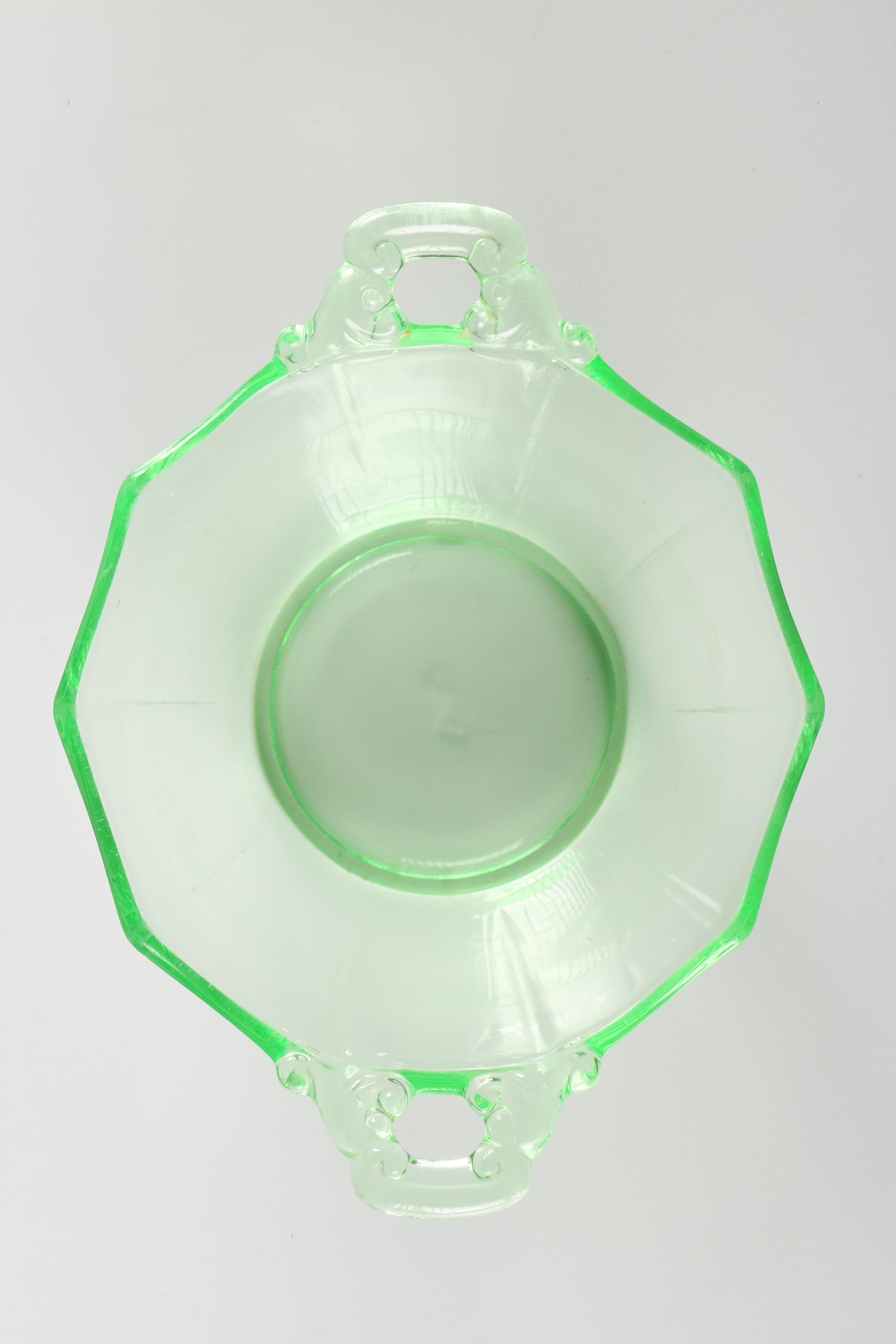 Green Glass Decor and Housewares