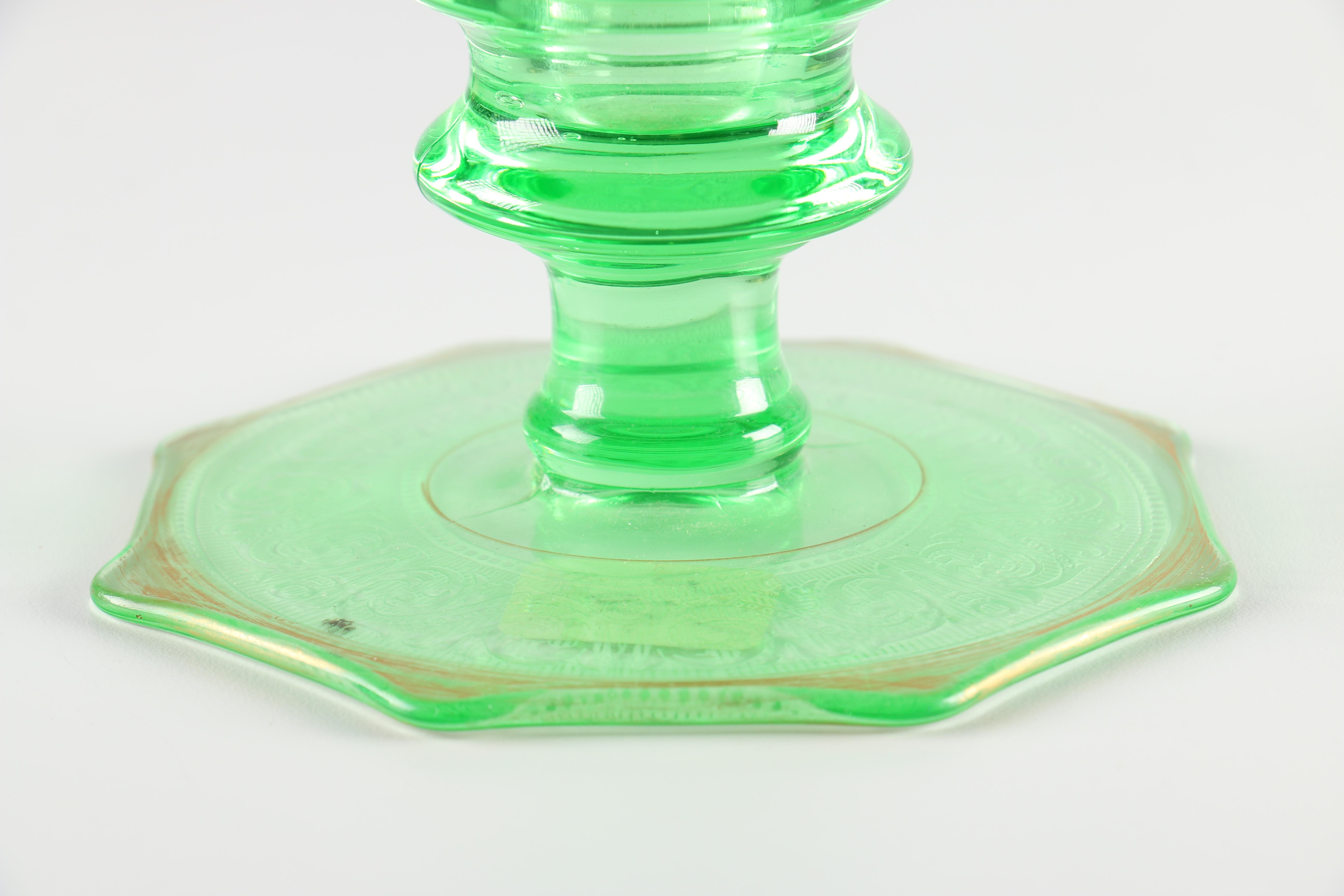 Green Glass Decor and Housewares