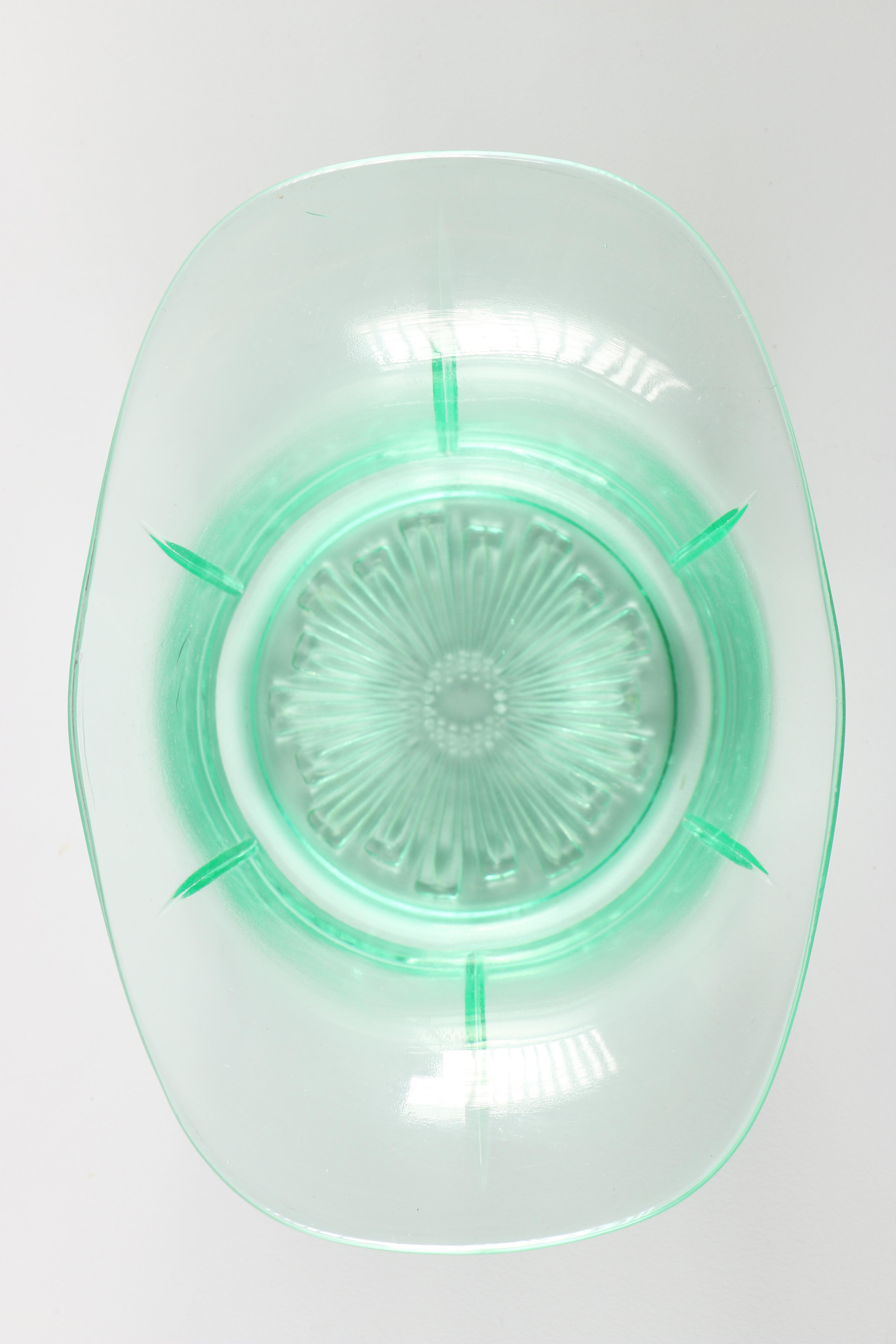 Green Glass Decor and Housewares