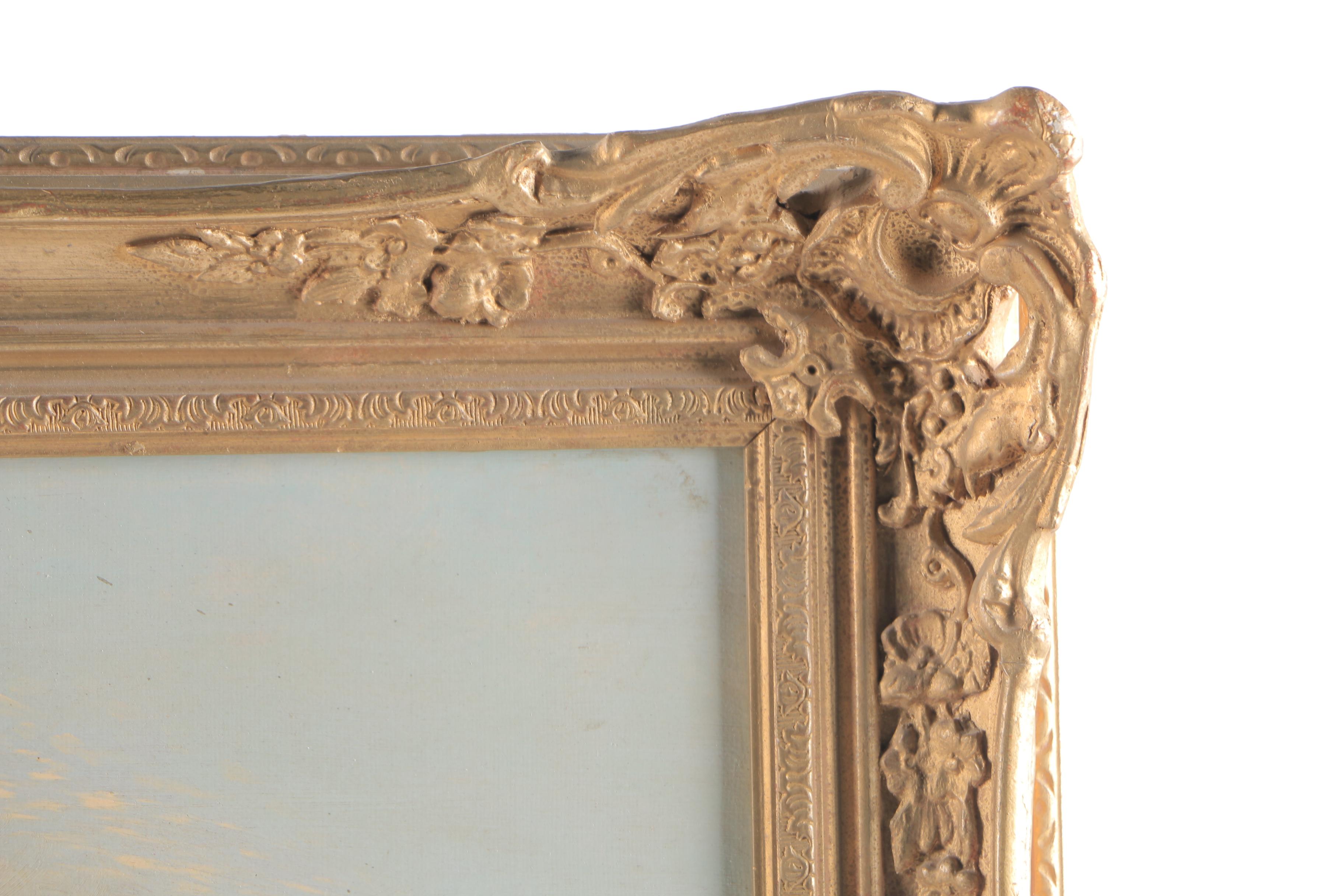 1888 William Alfred Elleby Oil on Canvas "On the Bank"