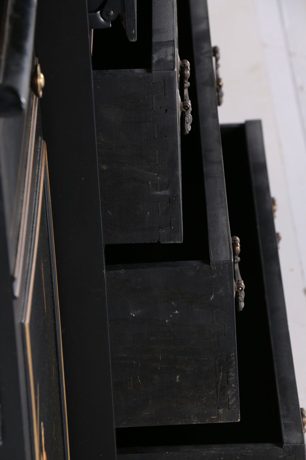 Hand-Painted Chinoiserie China Cabinet