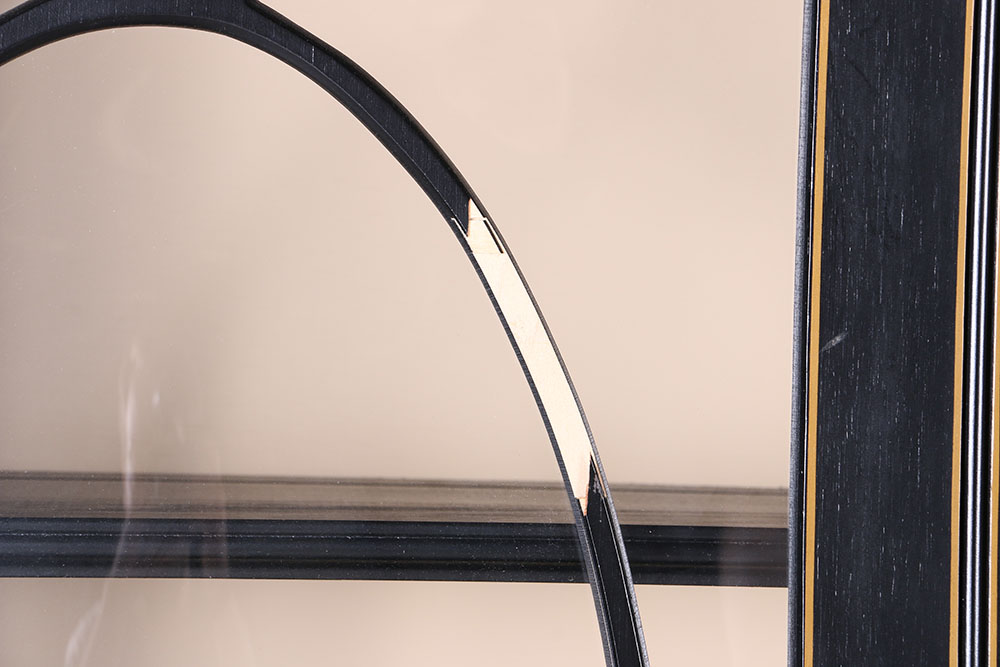 Hand-Painted Chinoiserie China Cabinet