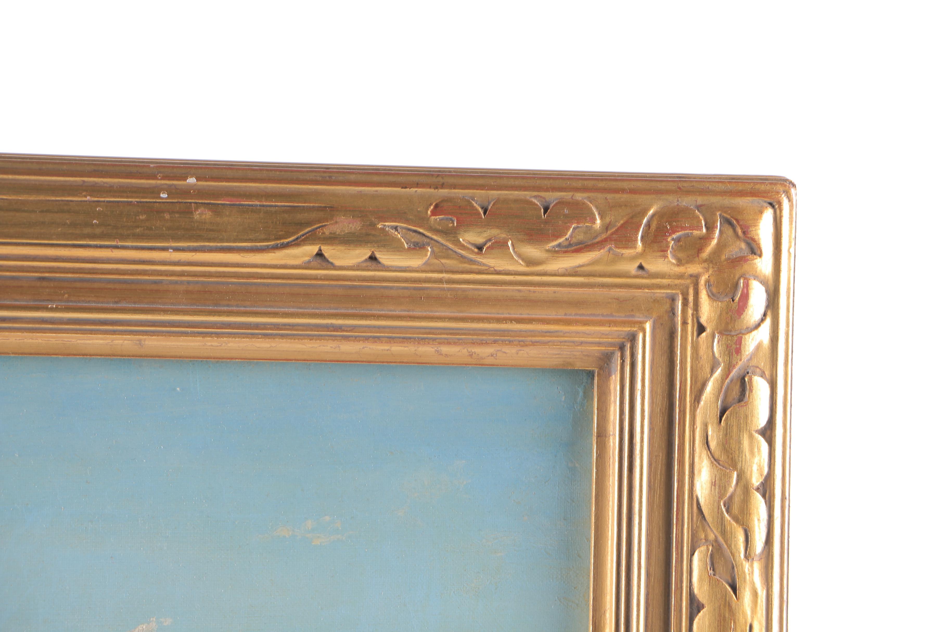 Oil Painting on Canvas "Eel Traps"