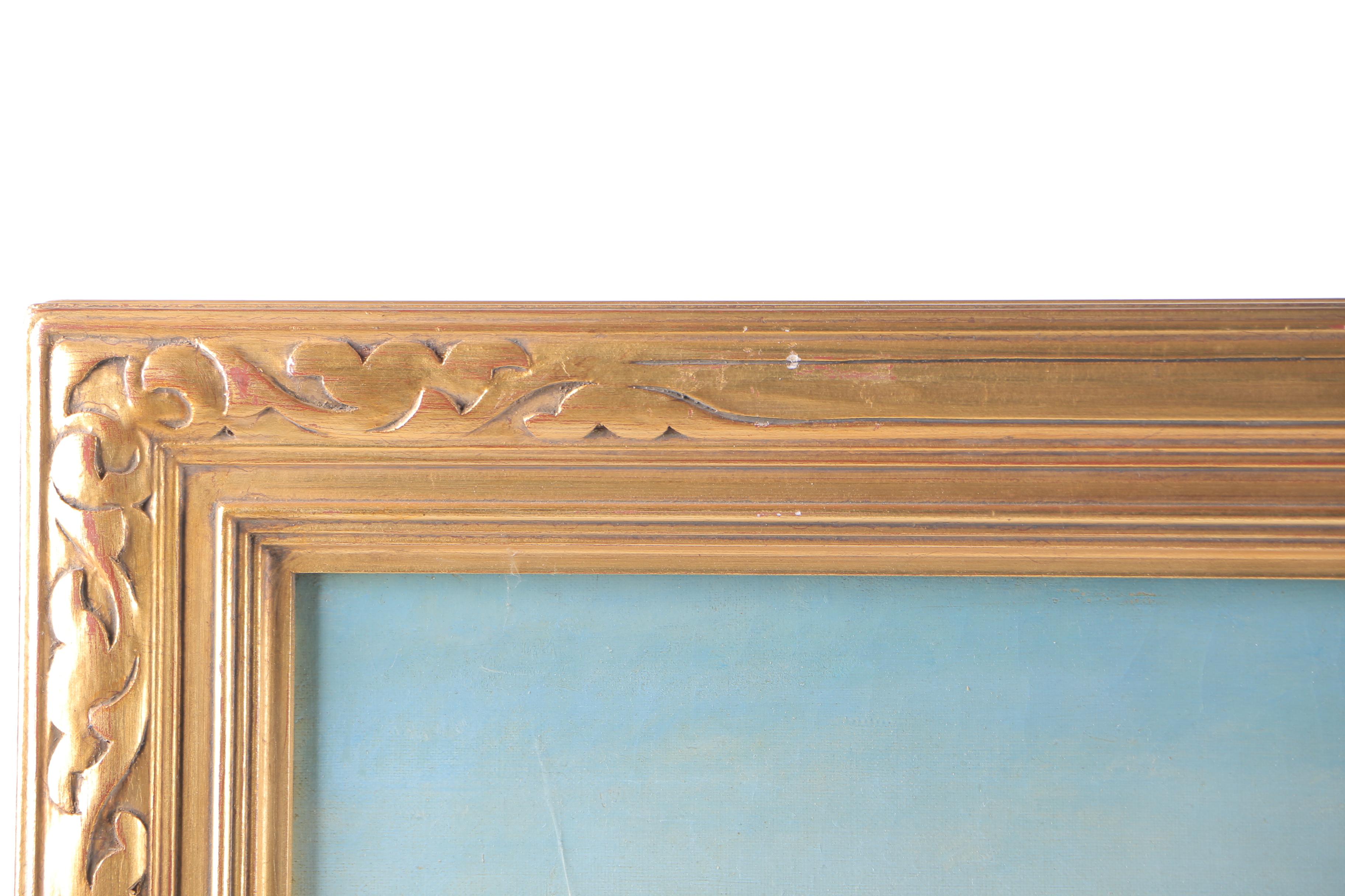 Oil Painting on Canvas "Eel Traps"