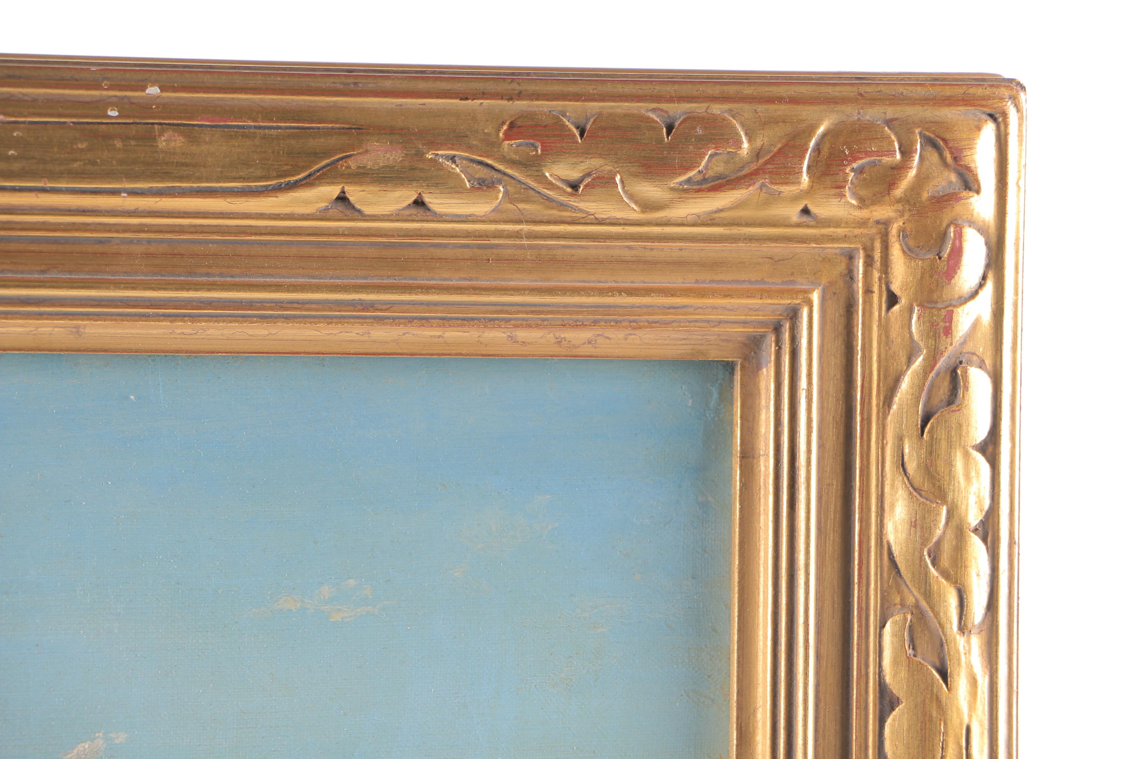 Oil Painting on Canvas "Eel Traps"