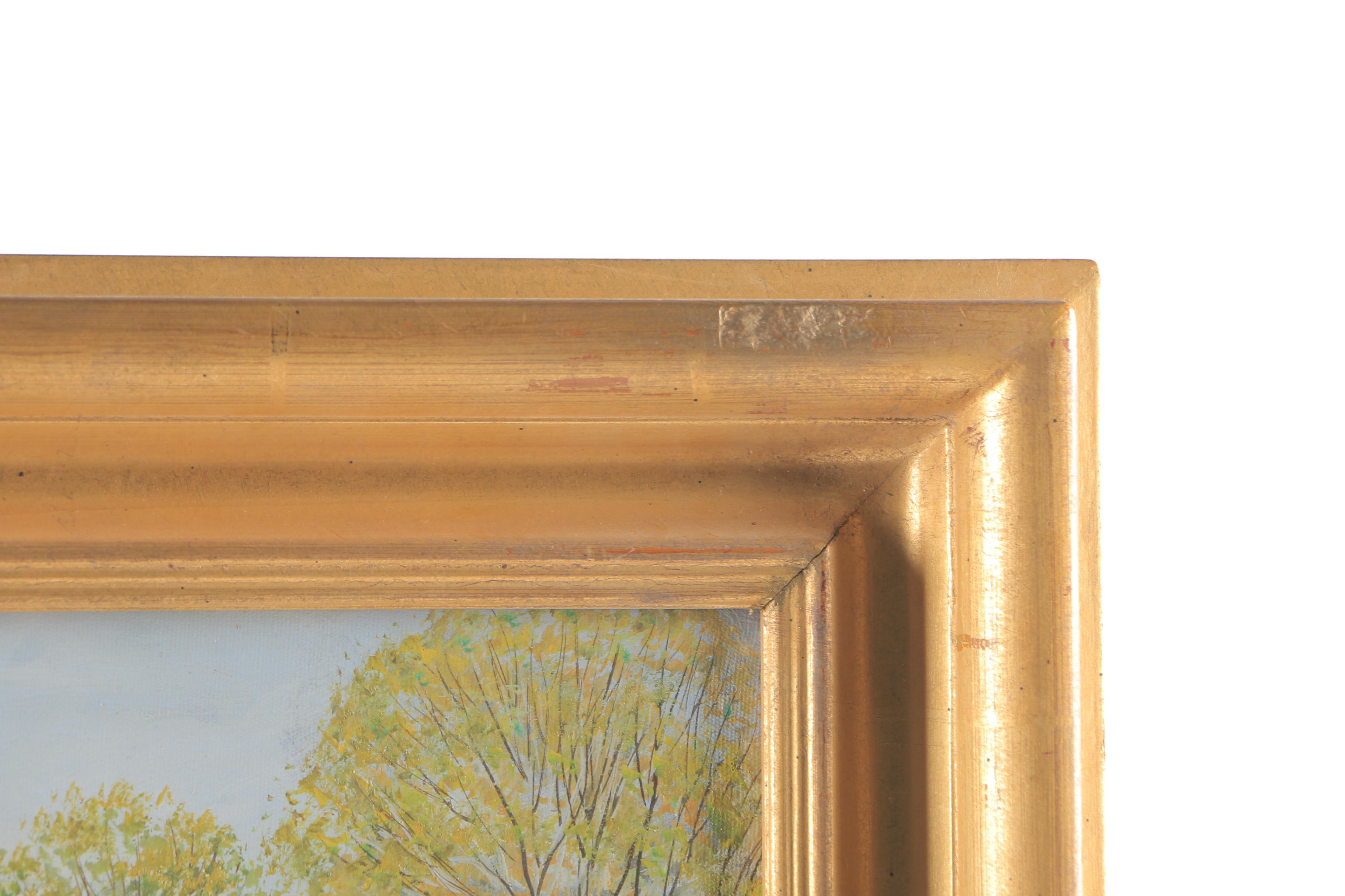 Daniele Marianelli Oil Painting on Canvas "Golf Scene"