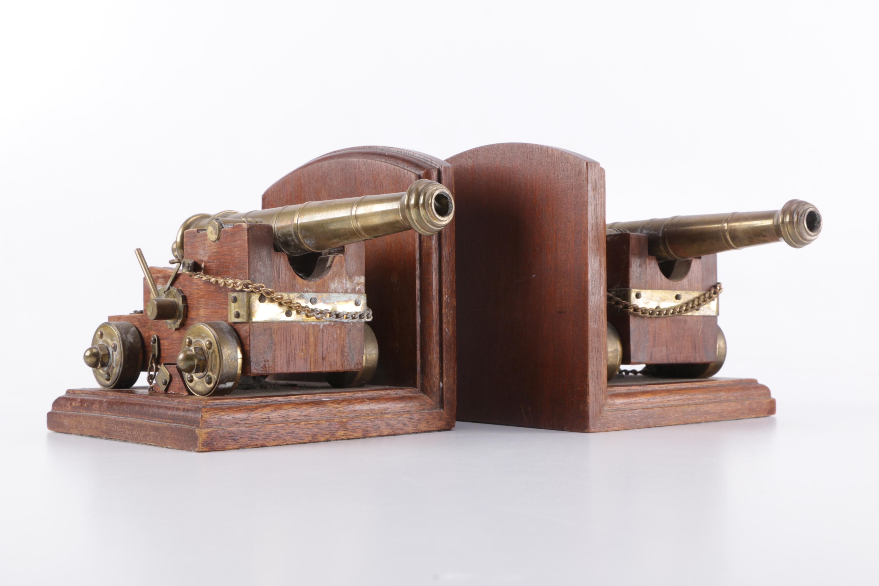 USS Constitution Cannon Bookends