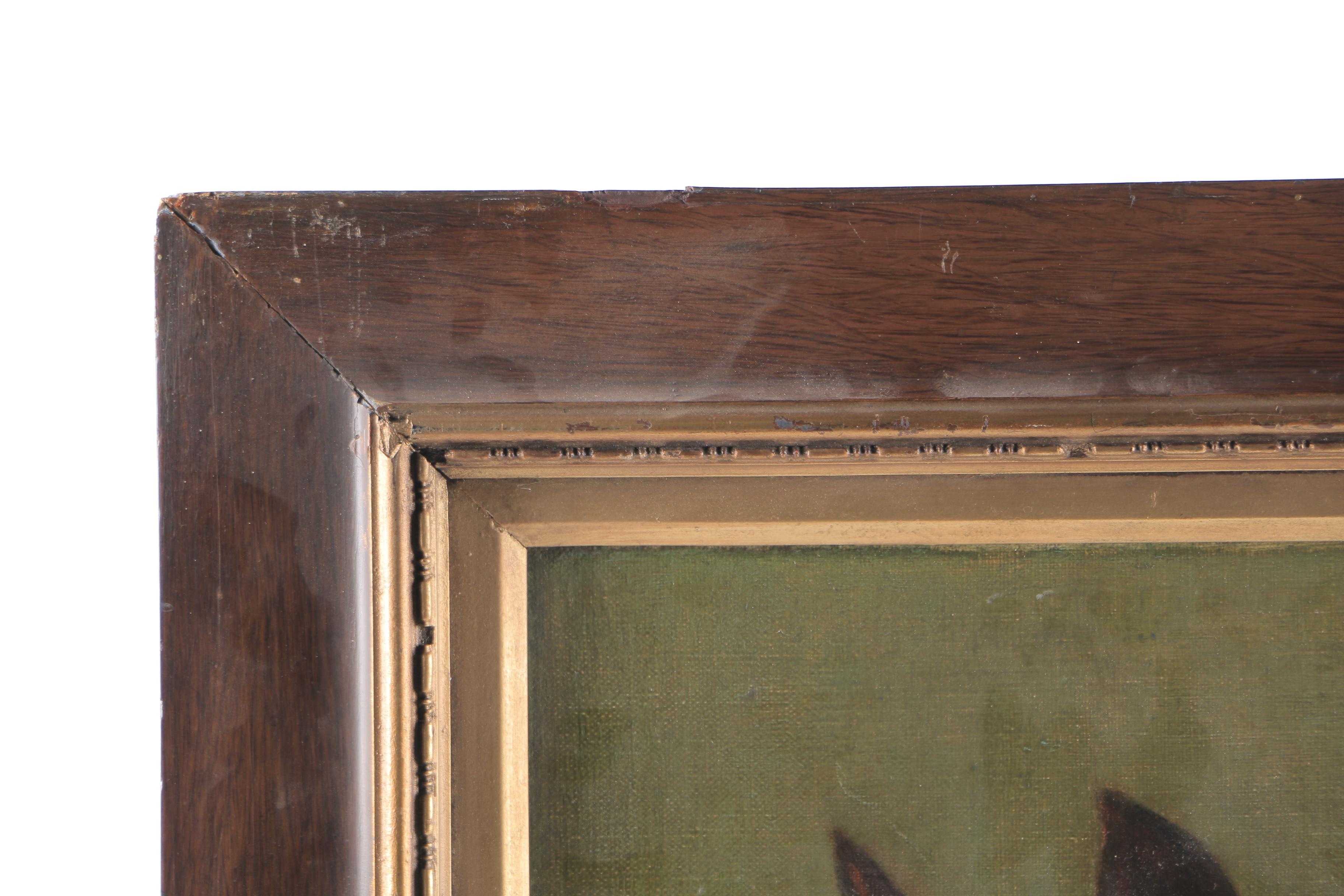 Attributed to G.B Rosher Oil Painting on Canvas "Horse"