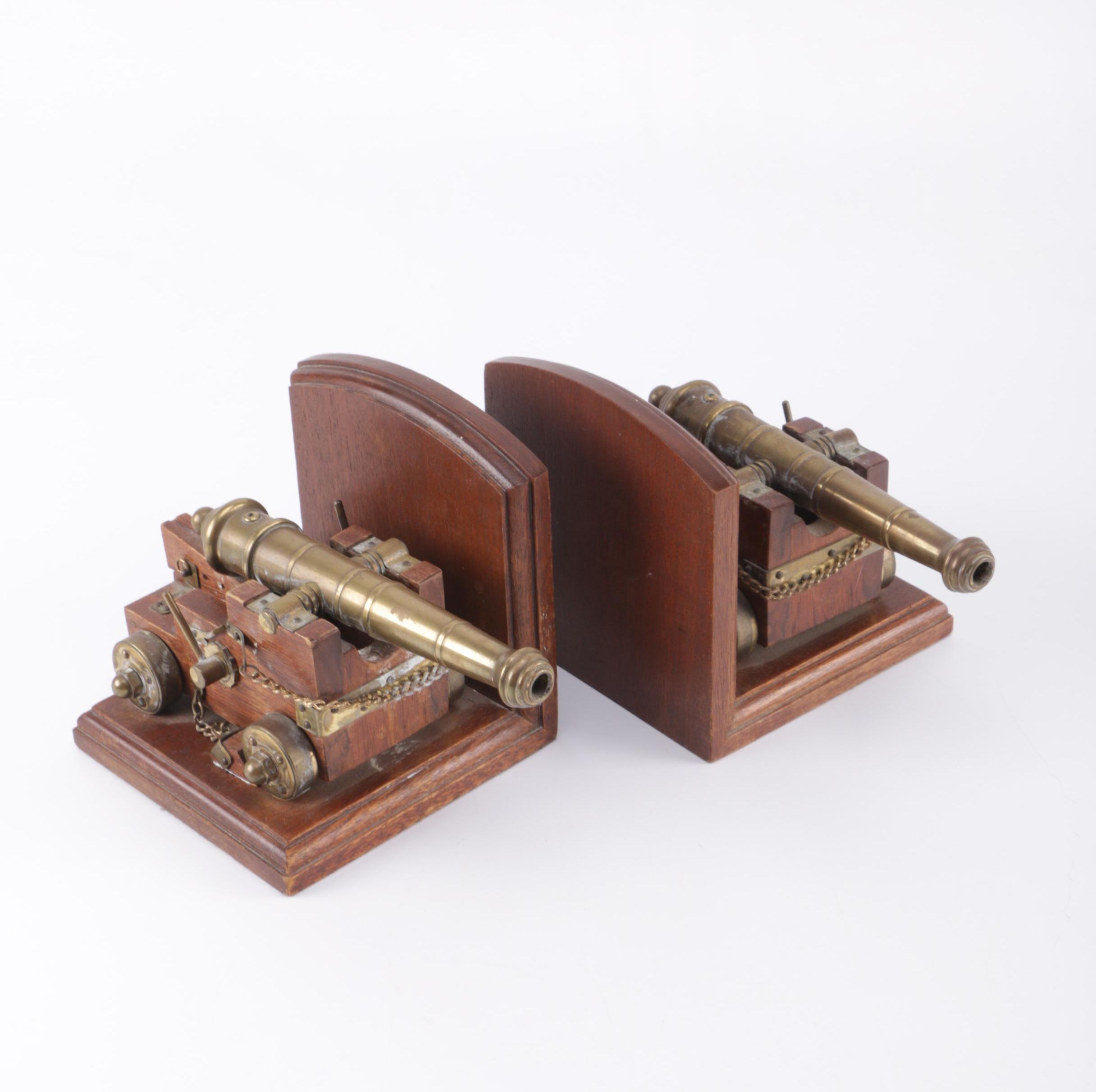 USS Constitution Cannon Bookends