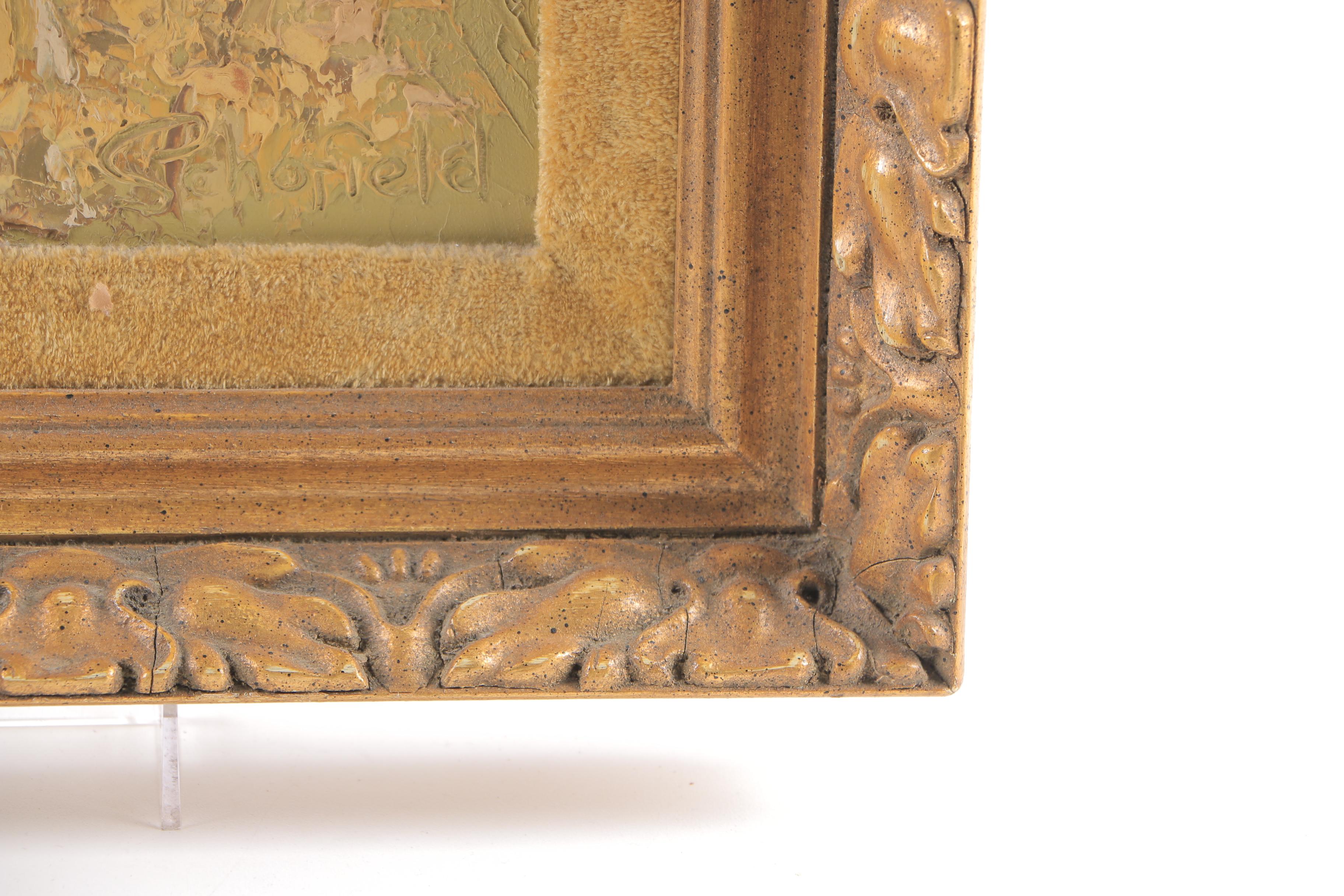 Peter Schofield Oil Painting on Canvas "Girl"