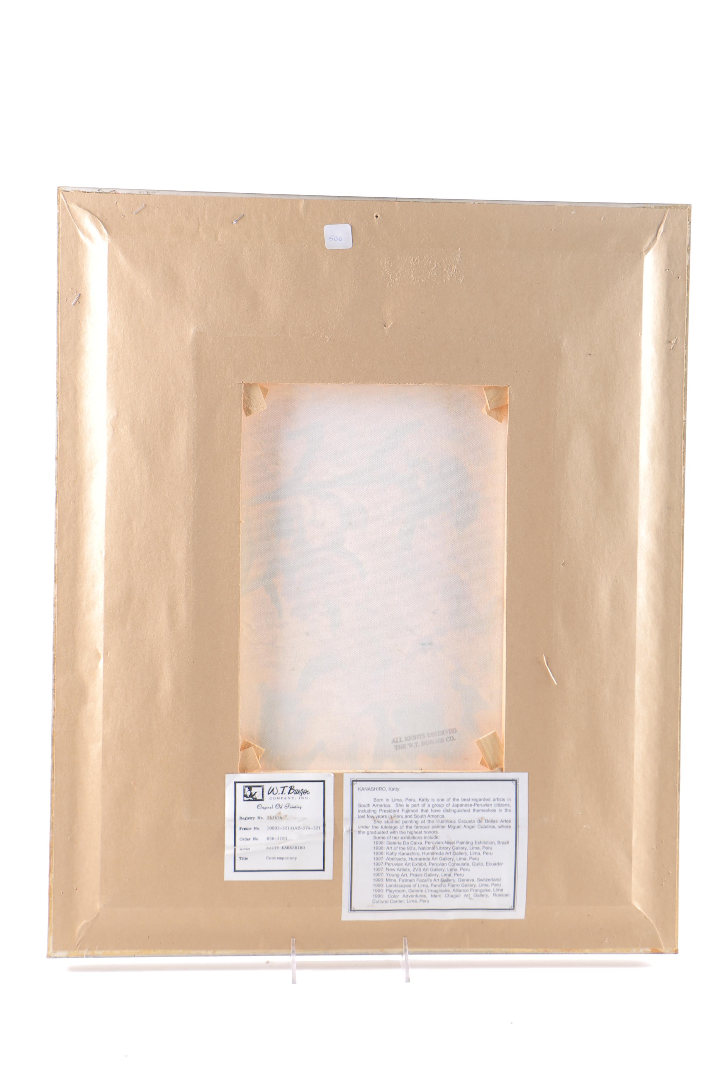 Katty Kanashiro Oil on Canvas "Contemporary"