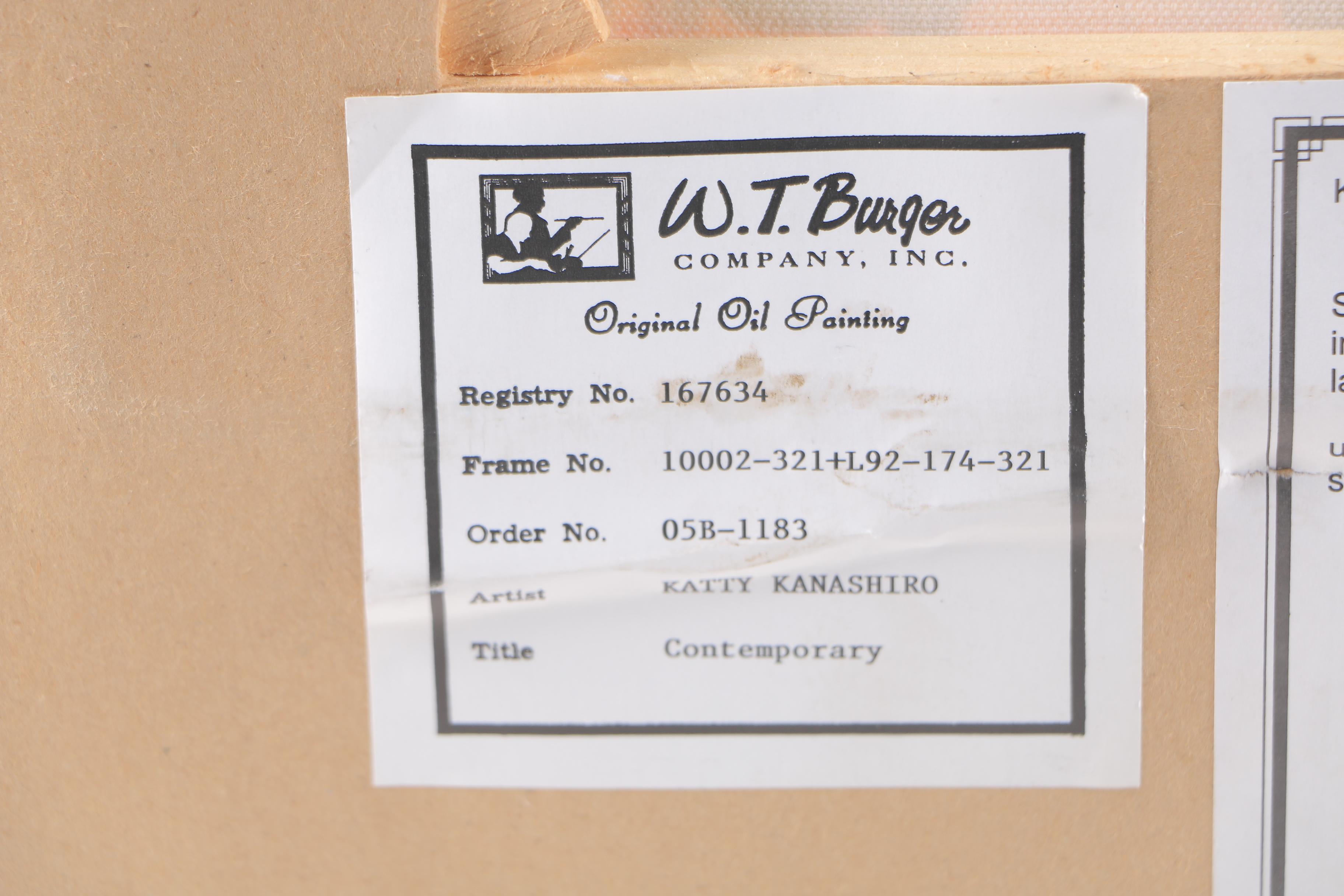 Katty Kanashiro Oil on Canvas "Contemporary"