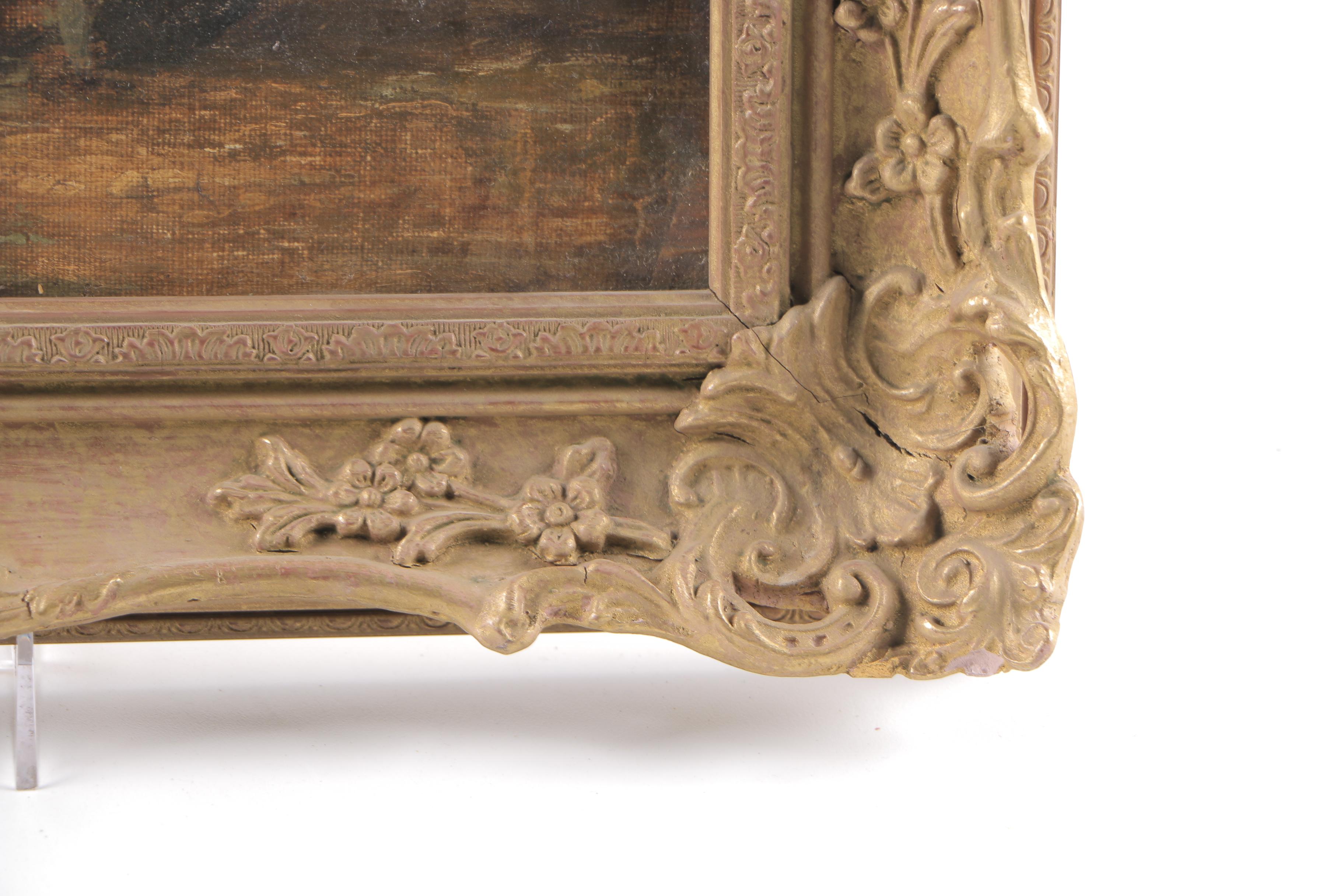 Edward Thomas Jones Oil on Canvas "Landscape"