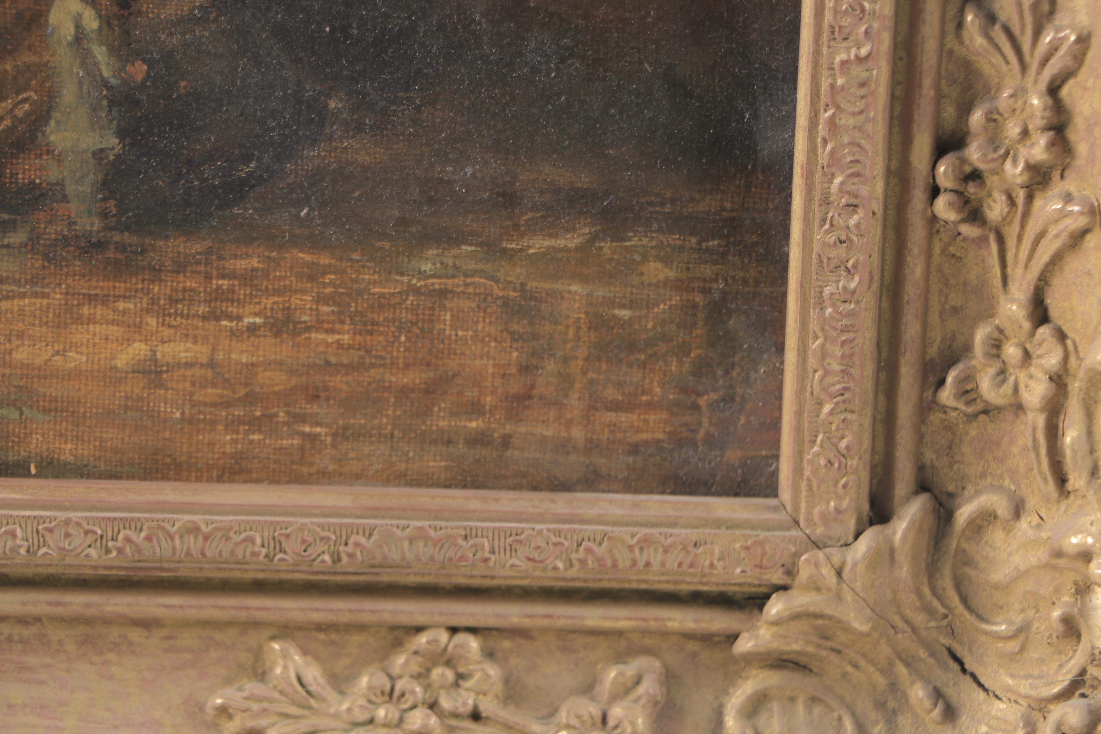 Edward Thomas Jones Oil on Canvas "Landscape"