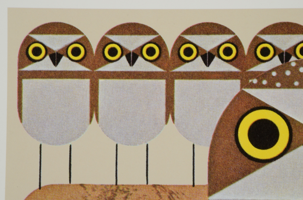 Charley Harper Offset Lithograph "Full House"