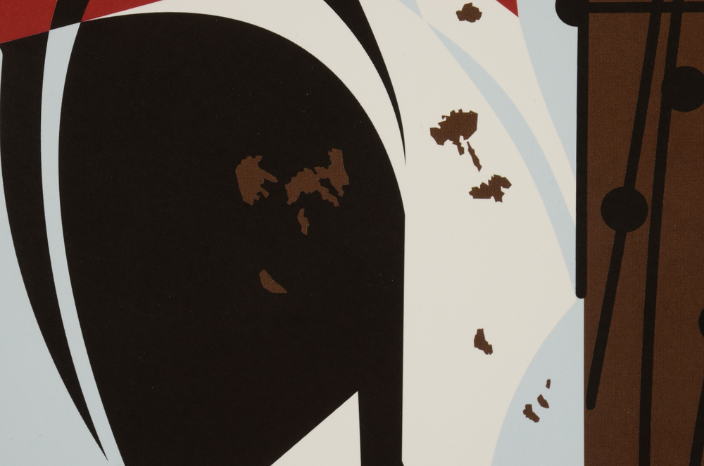 Charley Harper Offset Lithograph "Headbanger"