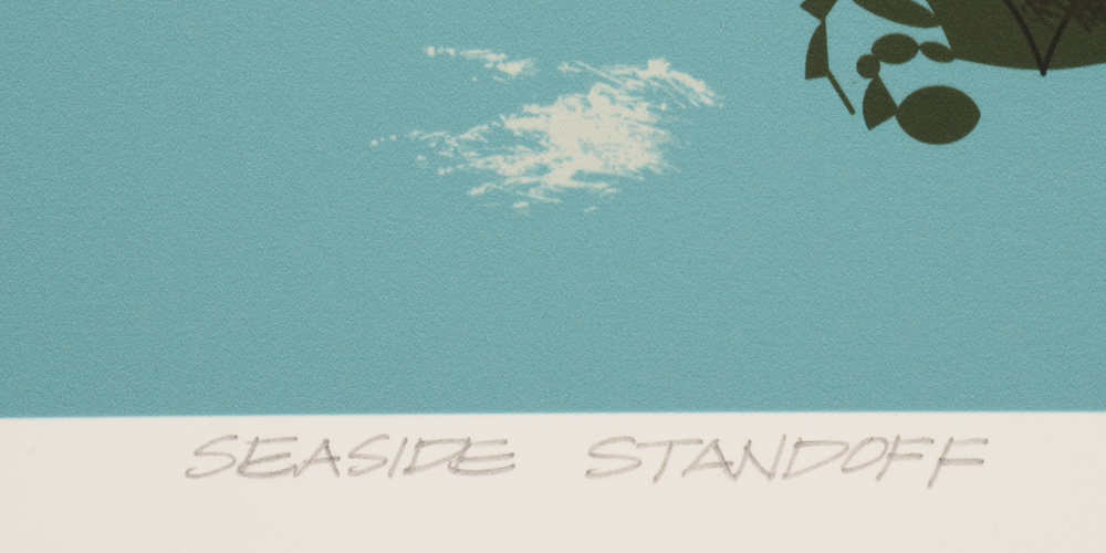 Limited Edition Giclee after Charley Harper's "Seaside Standoff"