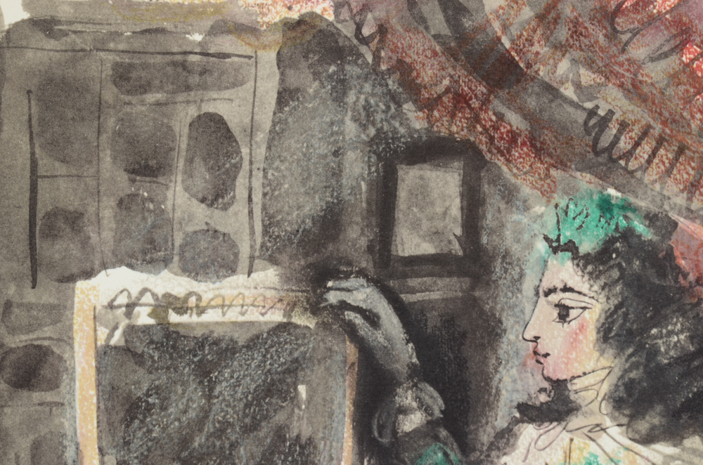 Offset Lithograph after Pablo Picasso from "Toros y Toreros" Folio