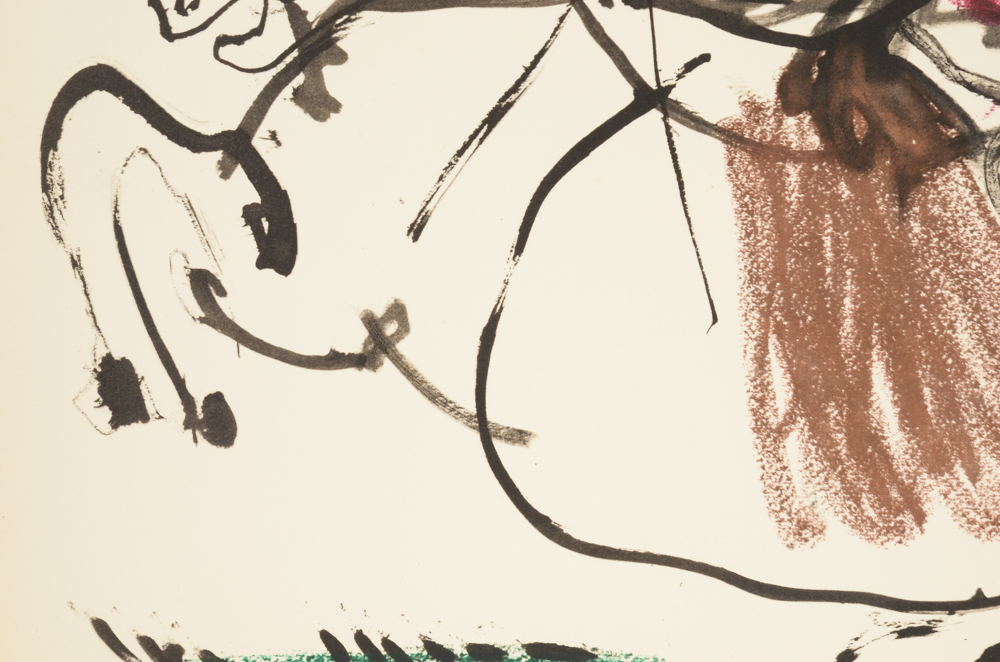 Offset Lithograph after Pablo Picasso from "Toros y Toreros" Folio