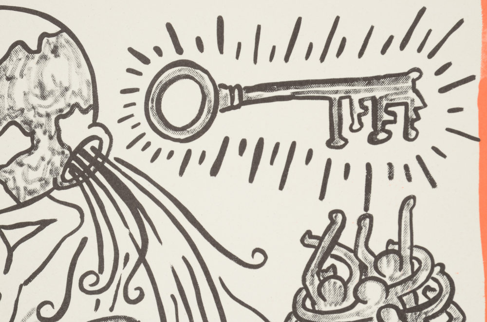 Keith Haring Limited Edition Print from "Against All Odds: 20 Drawings"