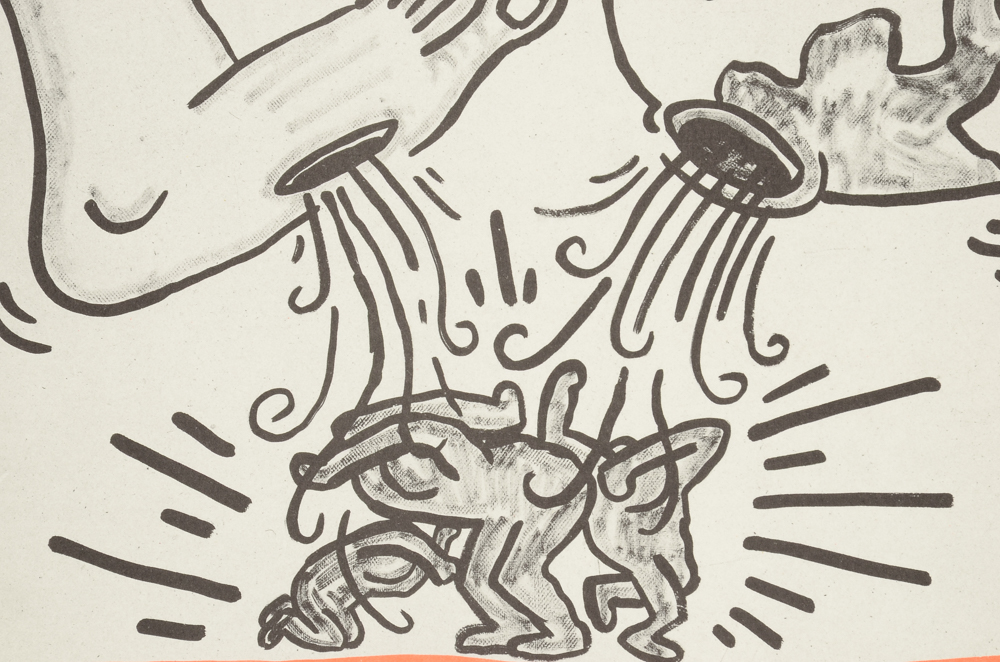 Keith Haring Limited Edition Print from "Against All Odds: 20 Drawings"