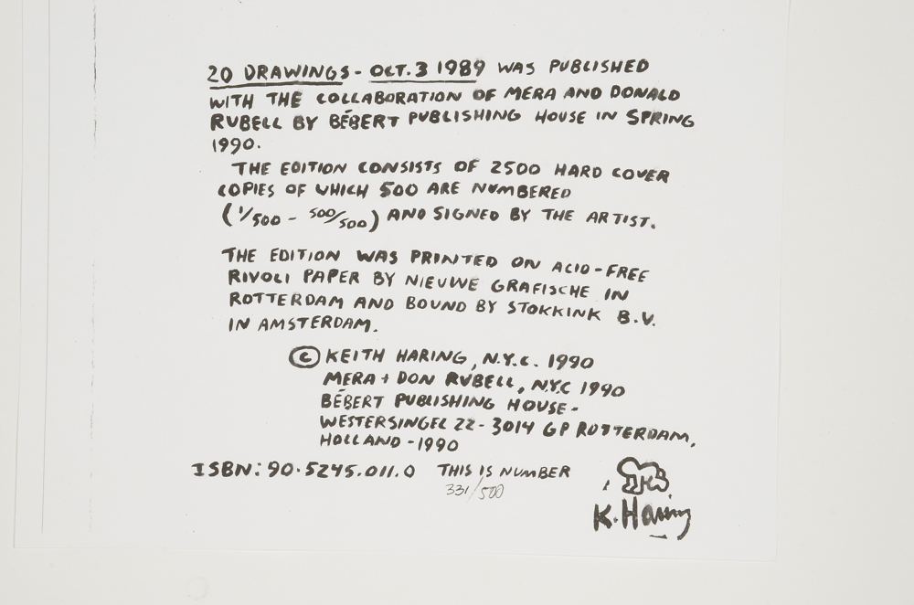 Keith Haring Limited Edition Print from "Against All Odds: 20 Drawings"