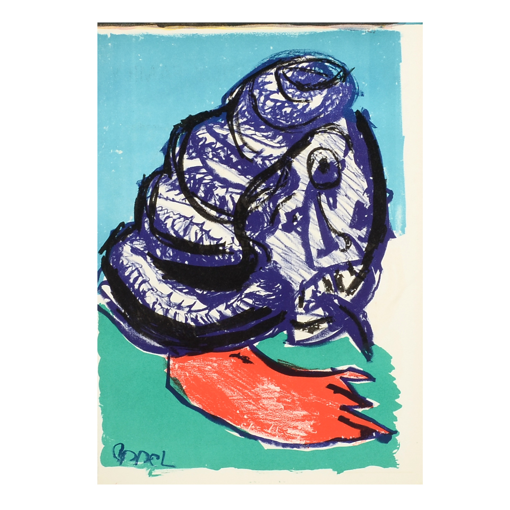 Karel Appel Limited Edition Lithograph from "One Cent Life" Portfolio