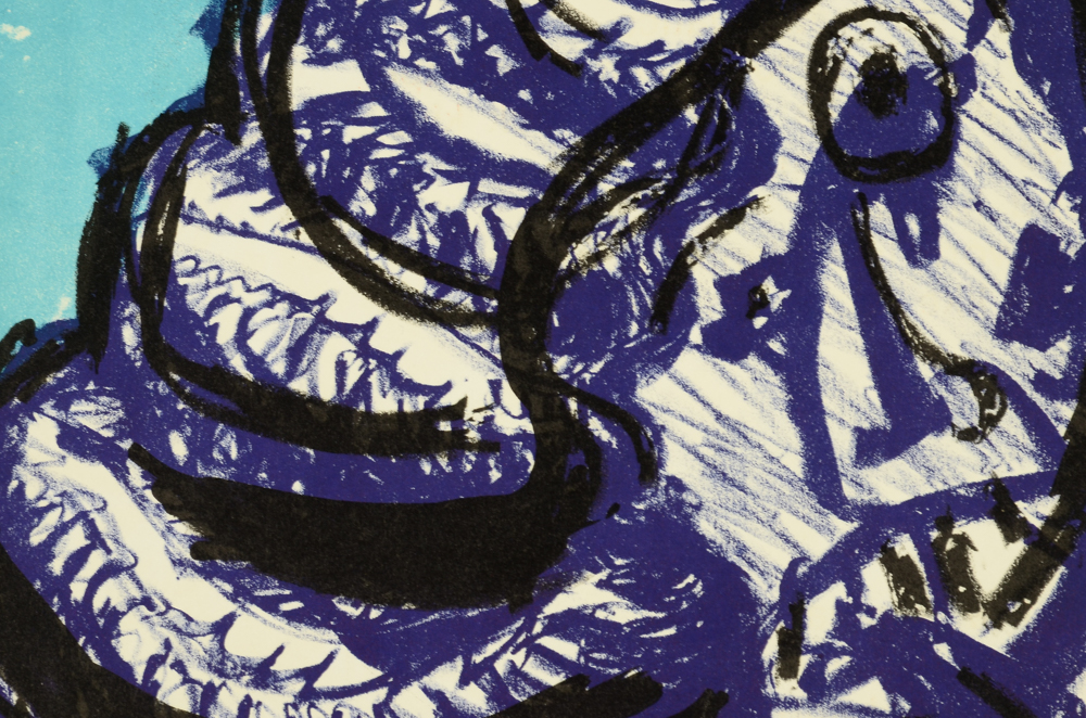 Karel Appel Limited Edition Lithograph from "One Cent Life" Portfolio