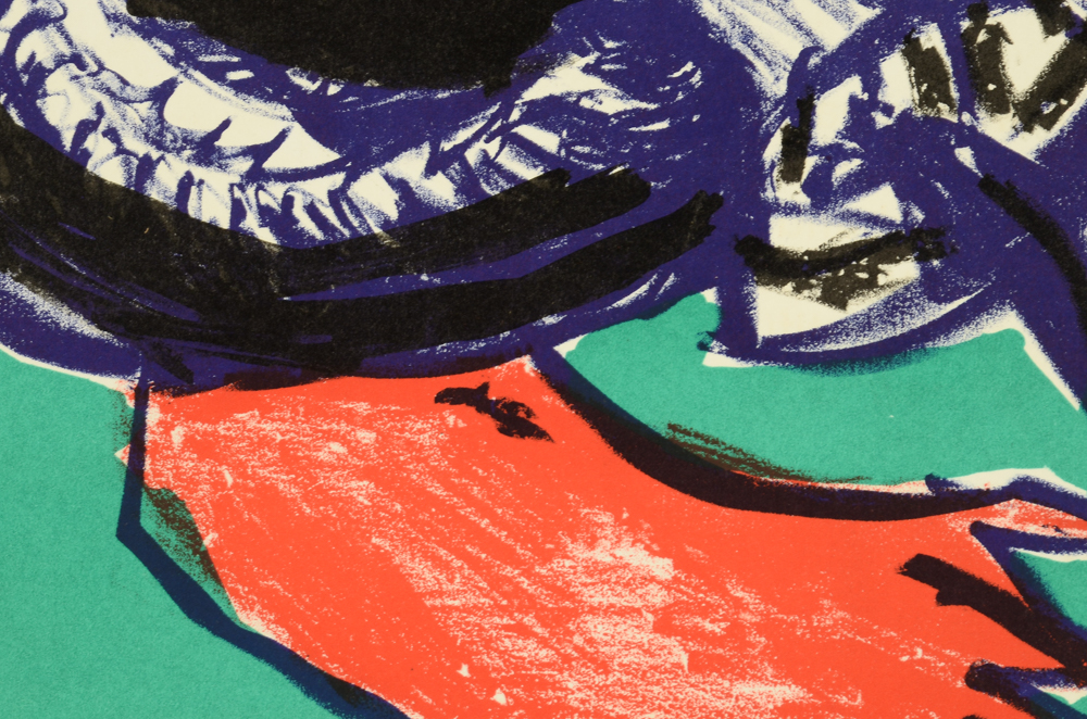 Karel Appel Limited Edition Lithograph from "One Cent Life" Portfolio