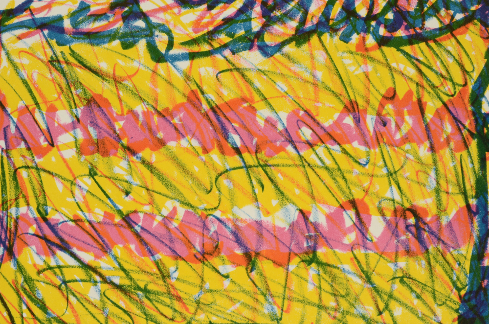 Claes Oldenburg Signed Lithograph "Slice of Cake" from the "One Cent Life" Portfolio