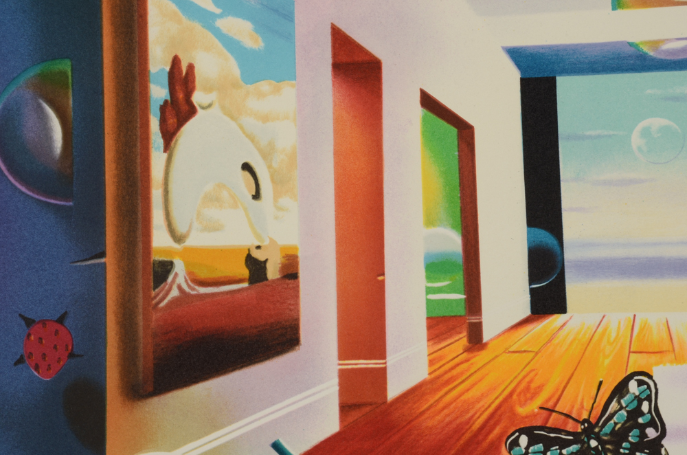 Ferjo Signed Artist's Proof Hand-Pulled Lithograph "Hallway to Infinity"